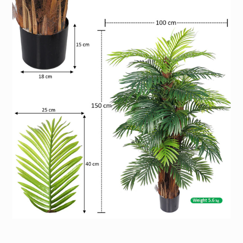 Premium Artificial Areca Palm Plant - 150cm