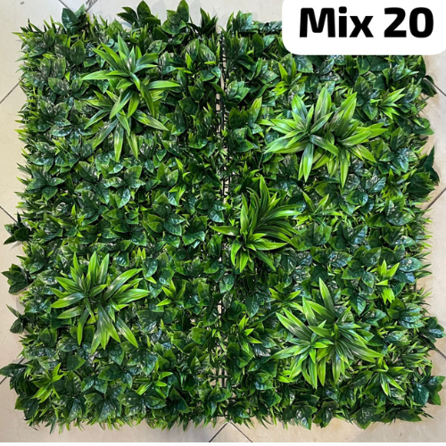 Mix Planting Green Wall (MIX 20) | Per Square Meter | 100x100 cm