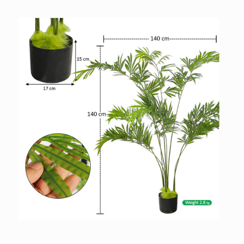 Artificial Potted Palm Plant