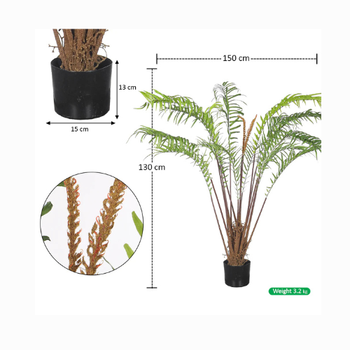 Artificial Palm Plant With Nursery Pot