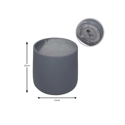 Round Cement Planter Pot Container-YS019A