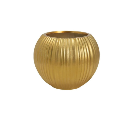 Modern Gold Ceramic Vase Flower Pots-SQ478G