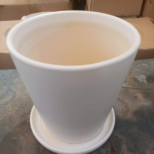 White Ceramic Pots