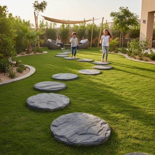 1pcs Round Stepping Stone