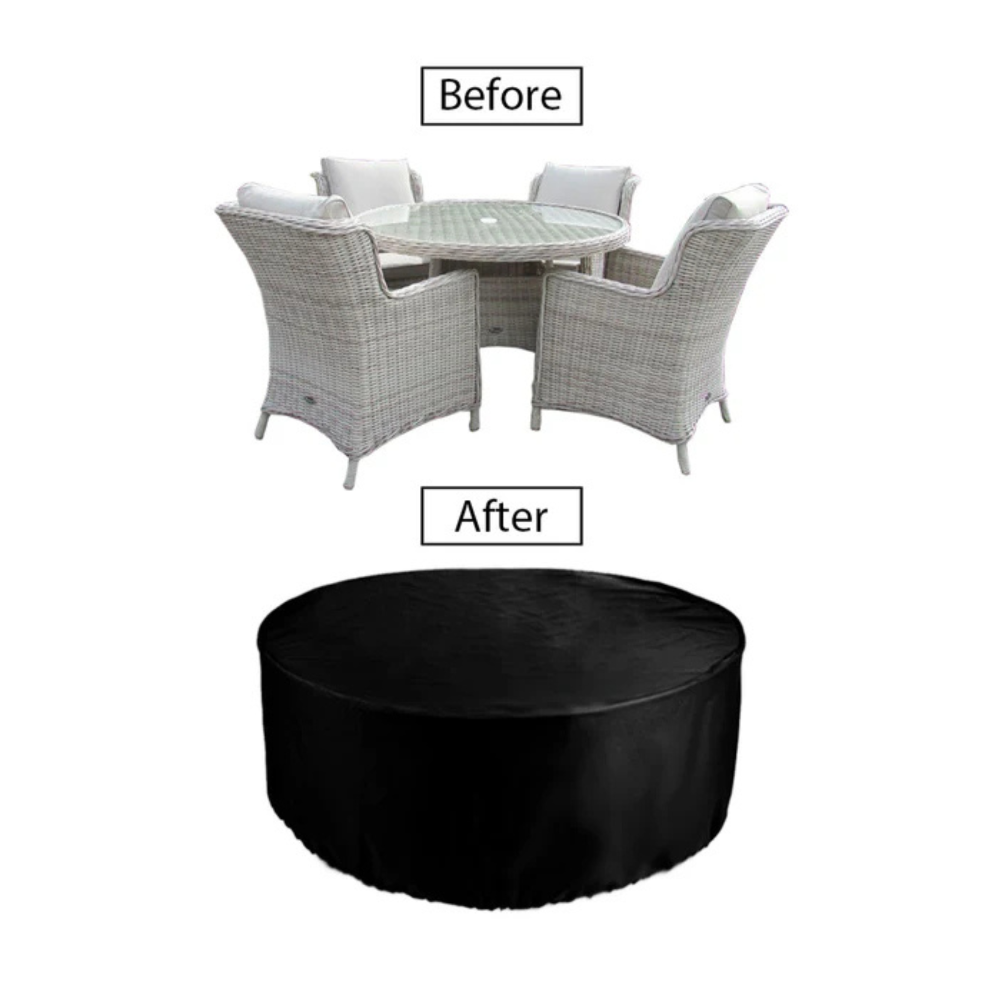 Round Waterproof Furniture Cover