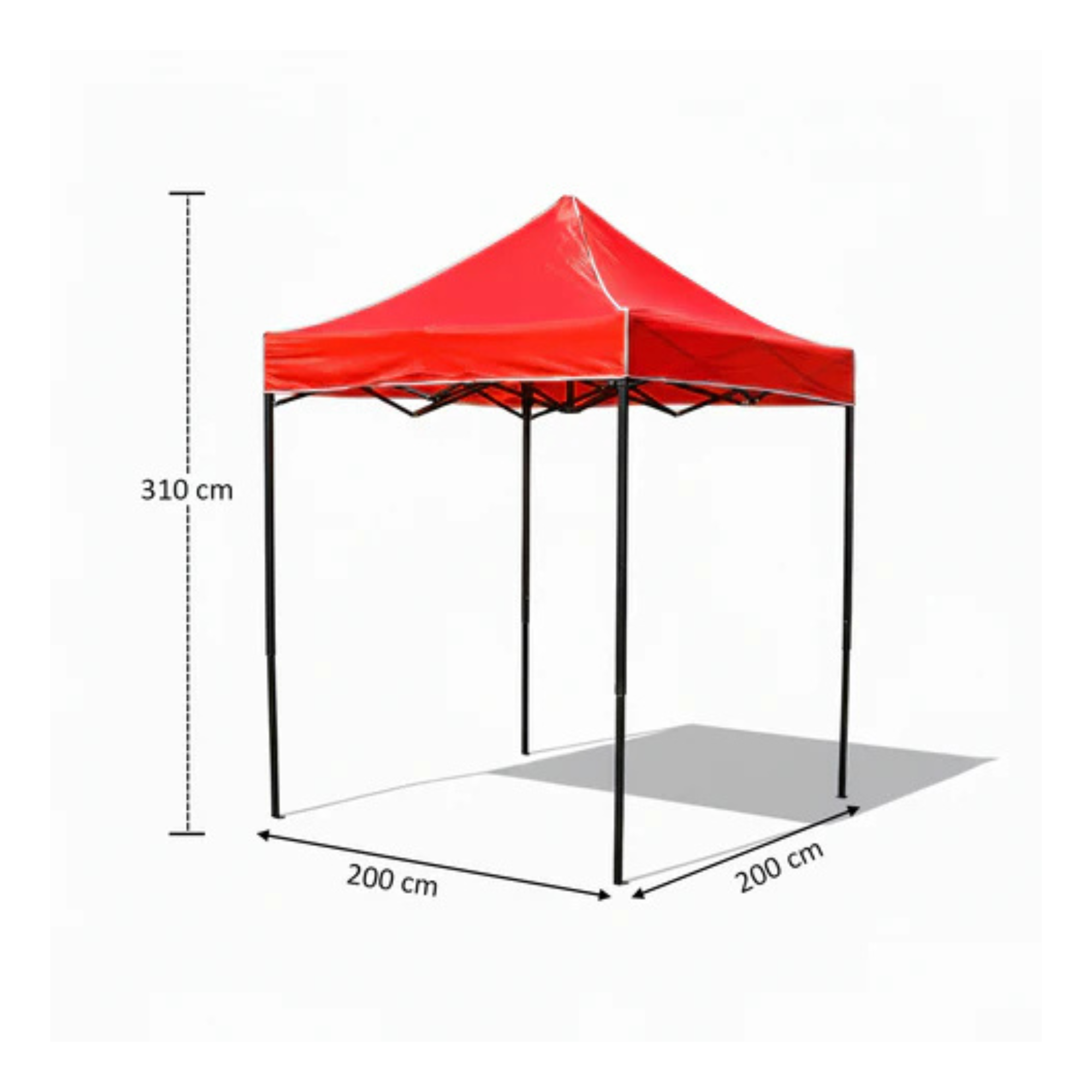 2x2m Outdoor Patio Top Cover Camping Tent (Tent Only)