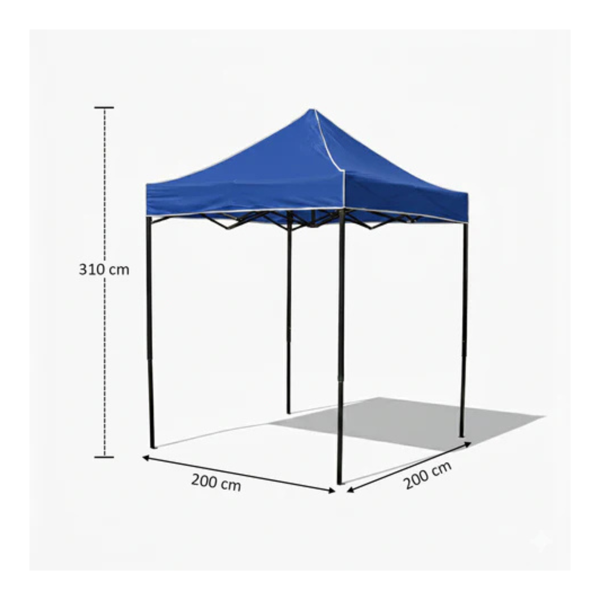 2x2m Outdoor Patio Top Cover Camping Tent (Tent Only)