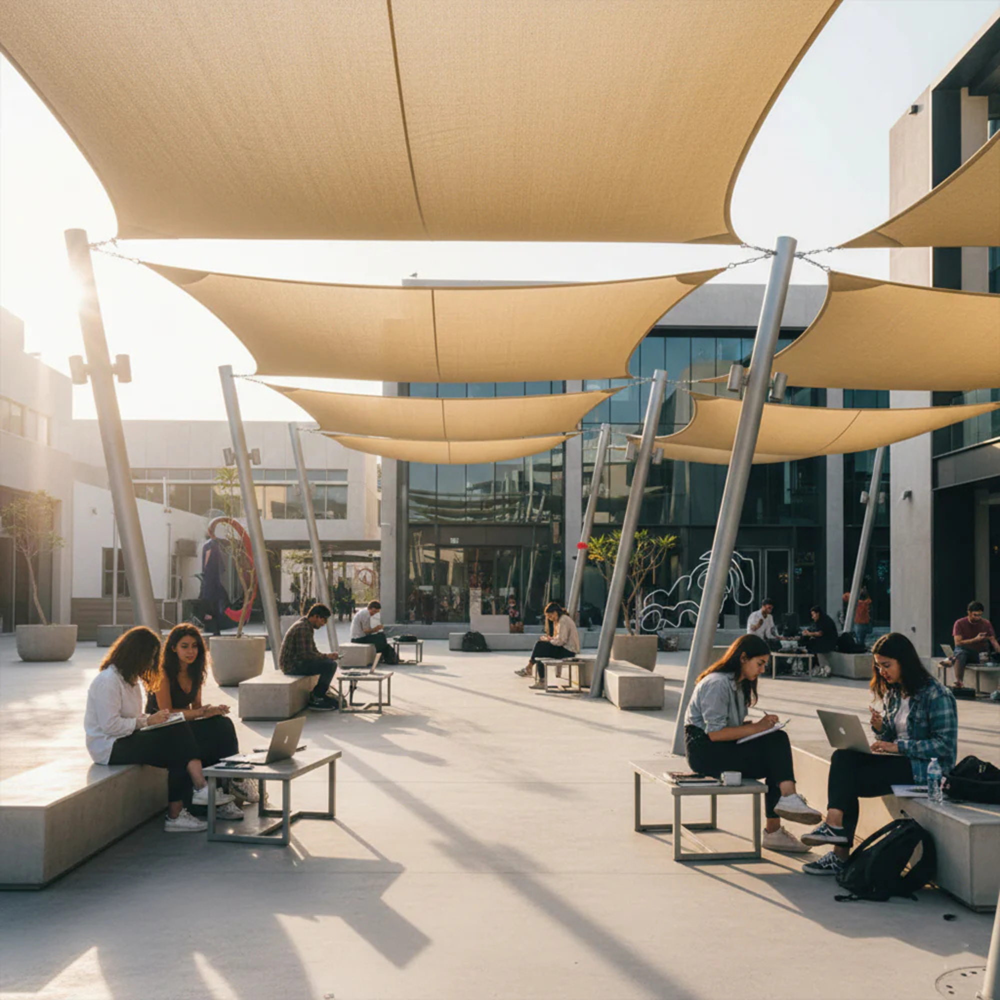 Outdoor Sun Sail Canopy Awning
