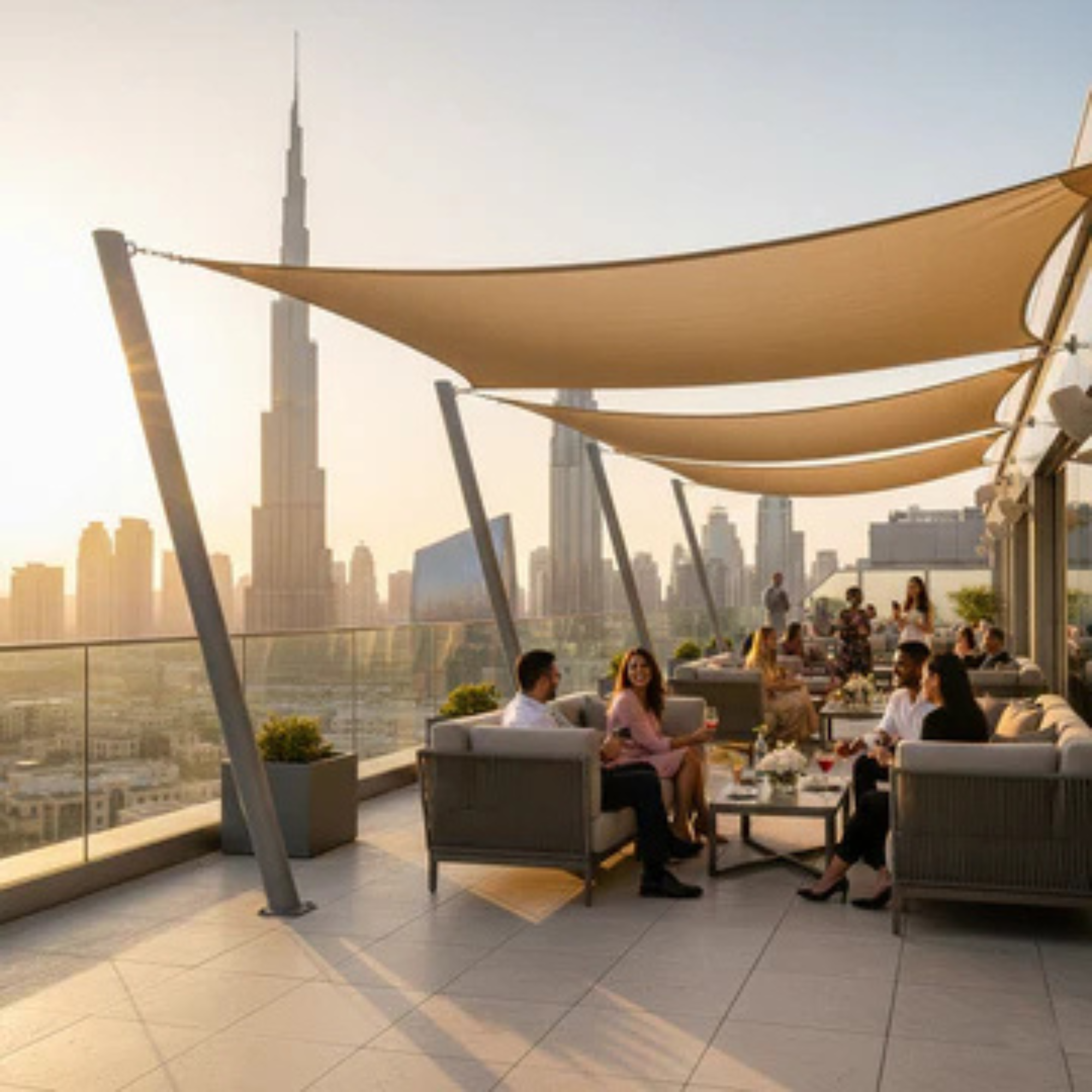 Outdoor Sun Sail Canopy Awning