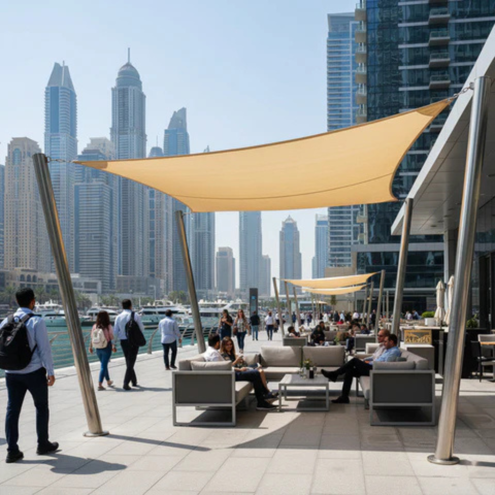 Outdoor Sun Sail Canopy Awning