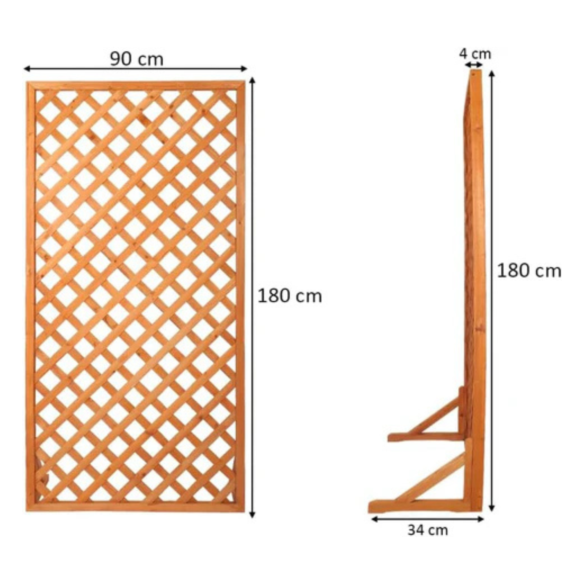 Garden Fence for Climbing Pots & Plants 1 Piece (Only Screen)