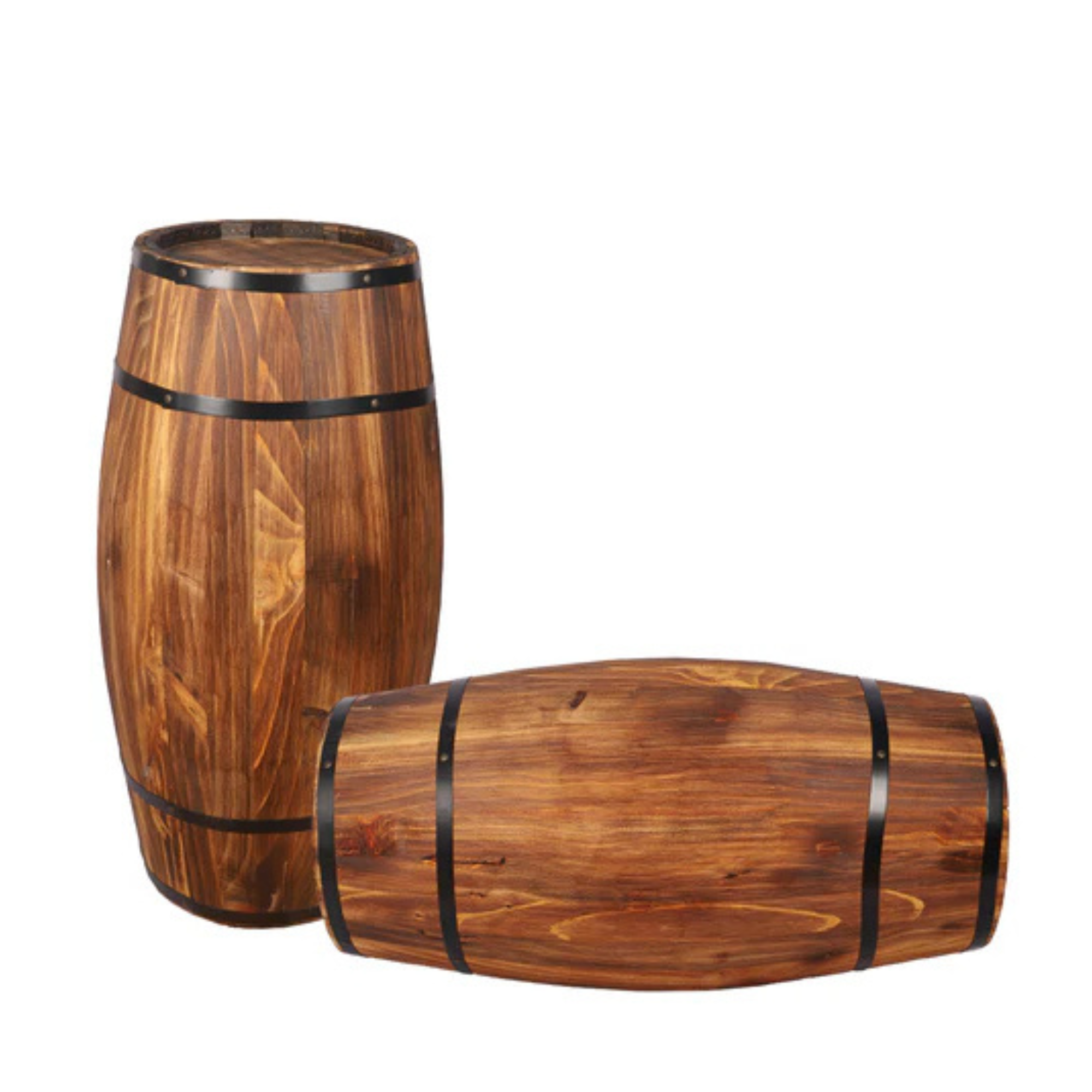 Decorative Wooden Barrel Only