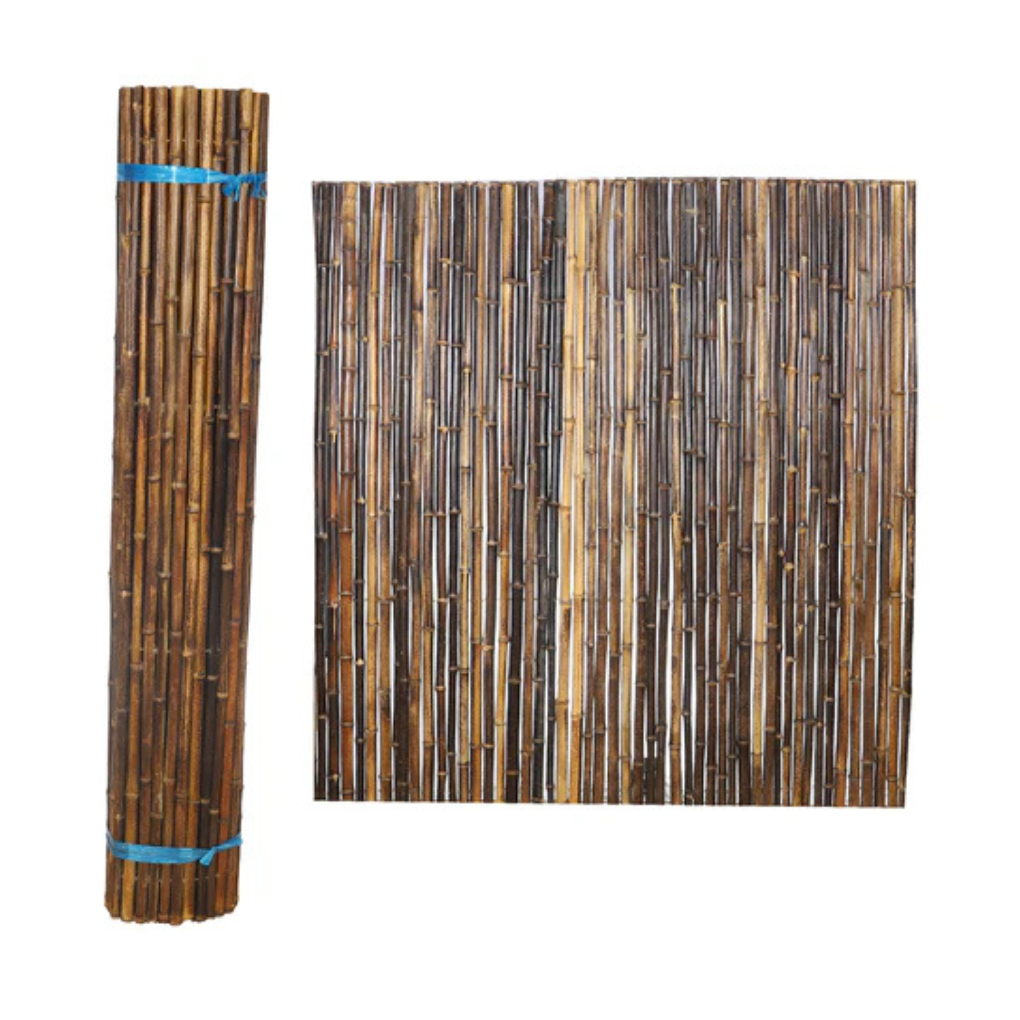 Natural Rolled Bamboo Privacy Fence