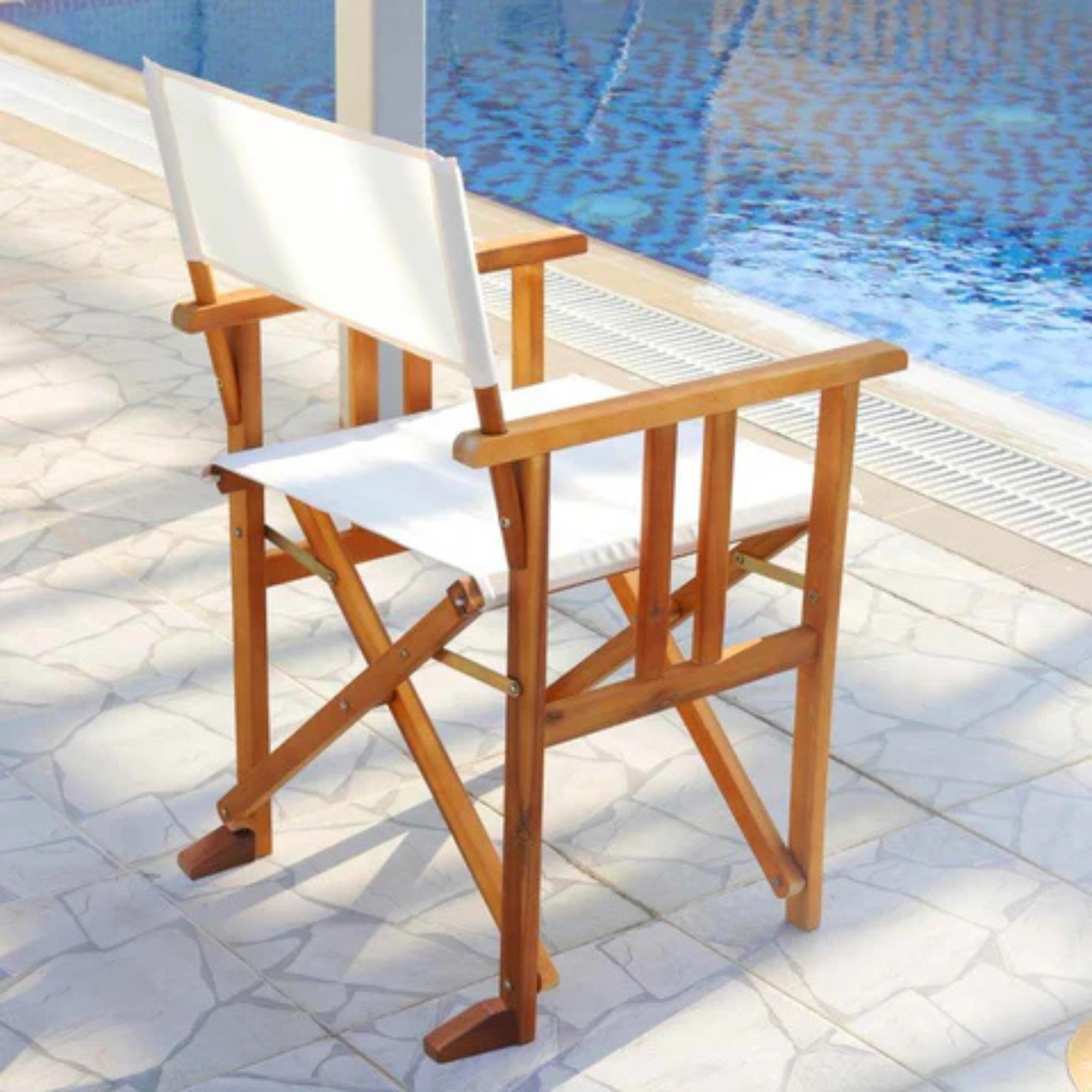 Wood Fabric Folding Chair for Outdoor
