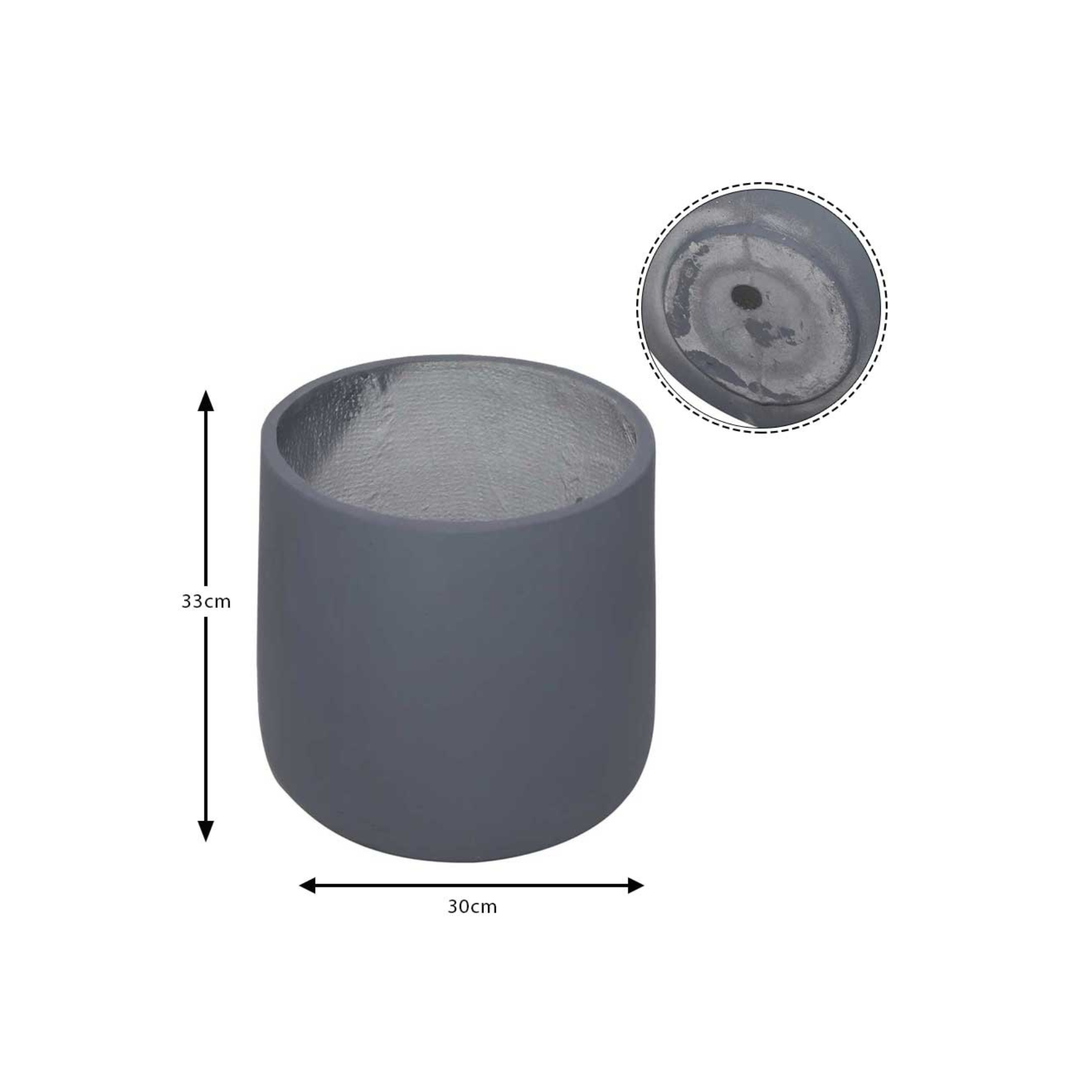 Premium  Round Cement Container Planter Pots -YS019A