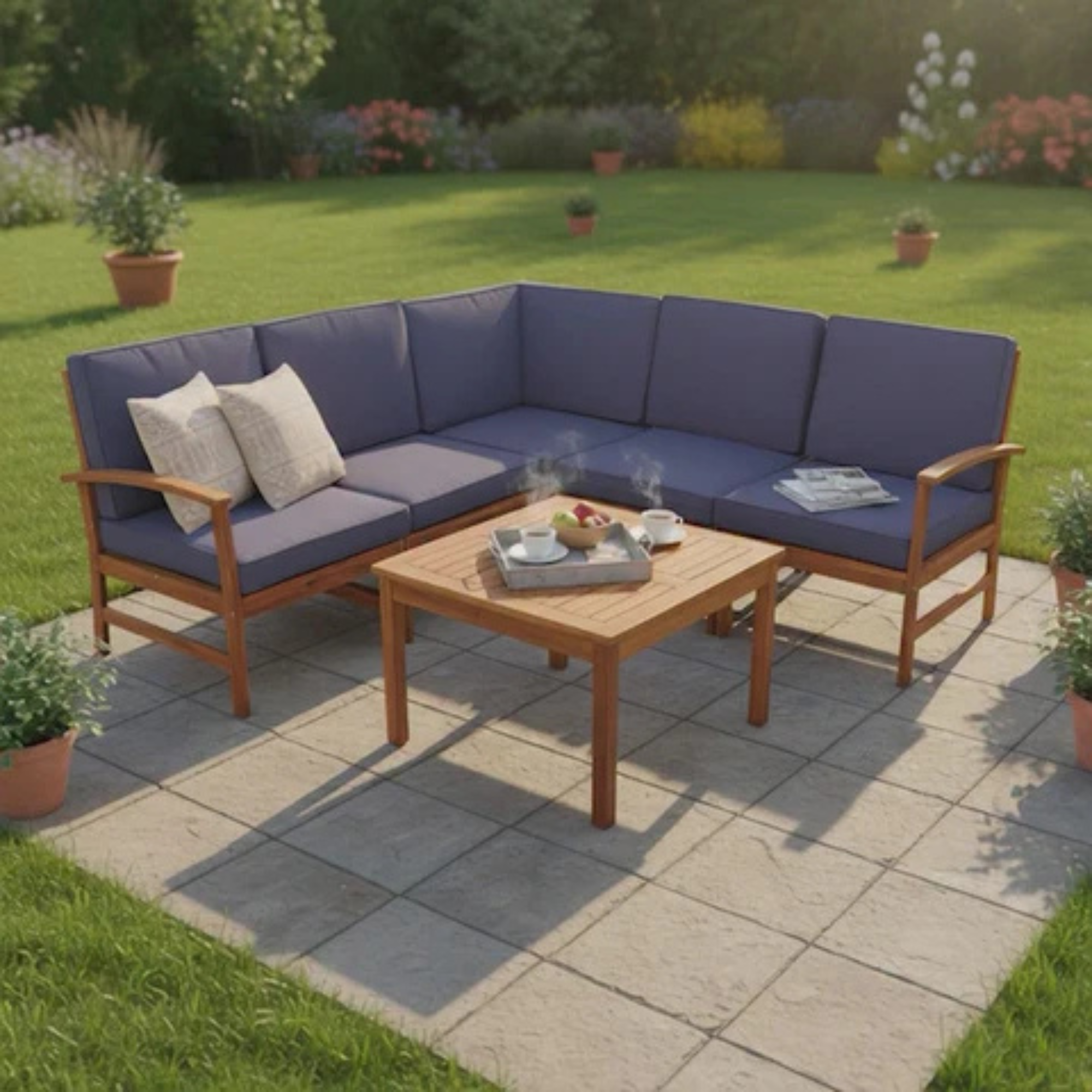 Modern Sectional Sofa Set