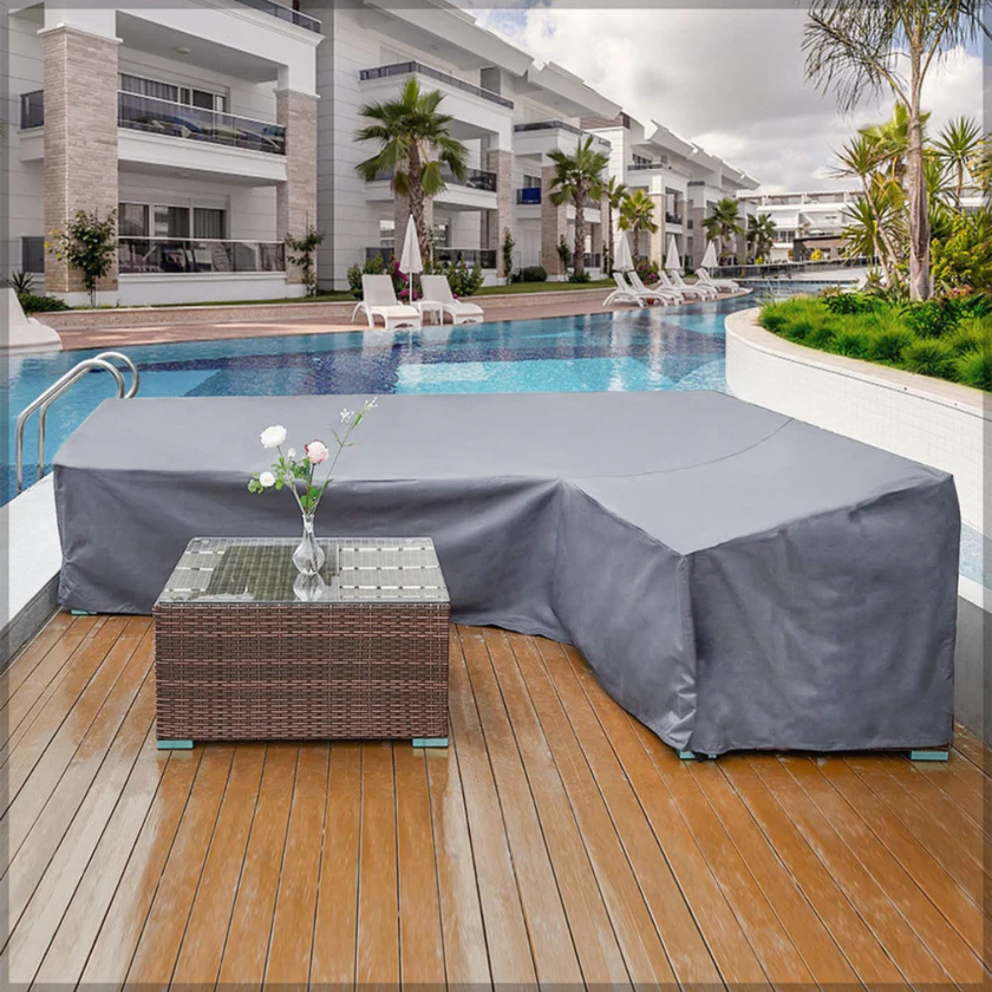 L-Shape Sofa Cover Protective Slipcover