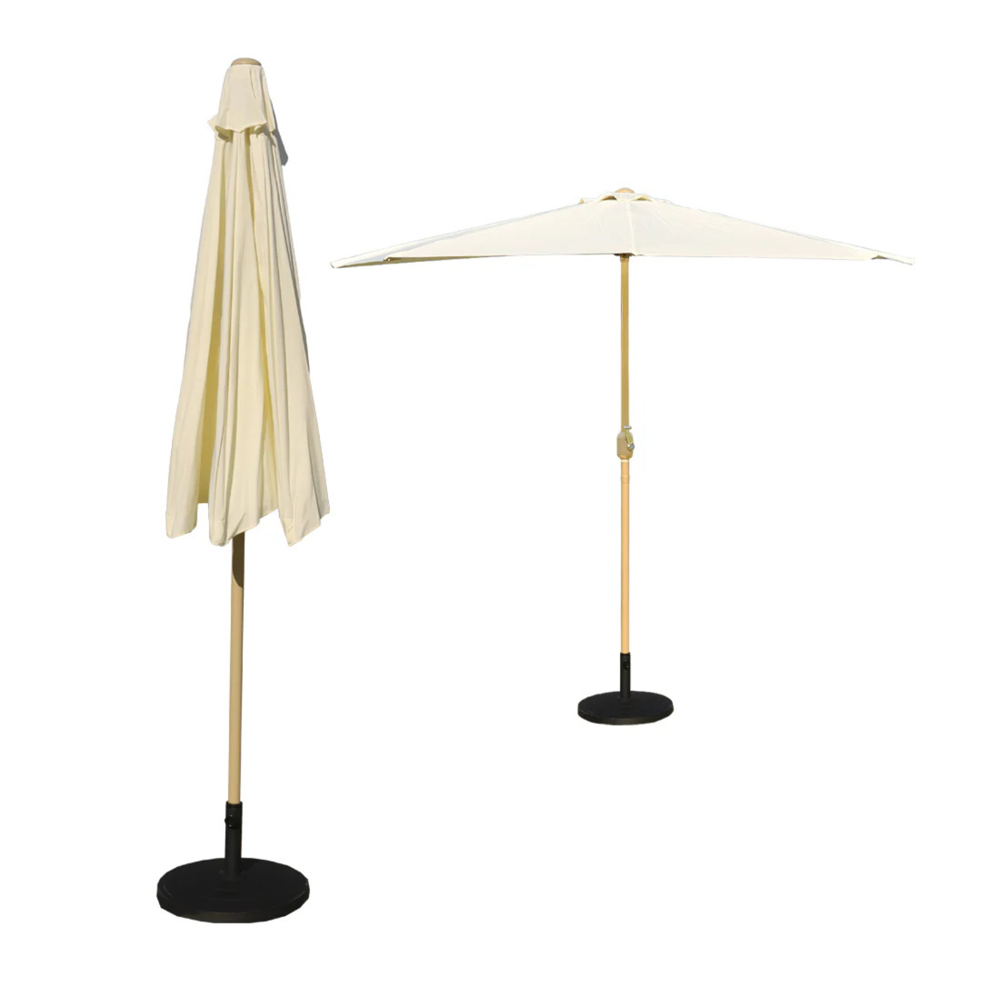 Wall-Mounted Outdoor Half Umbrella without Base