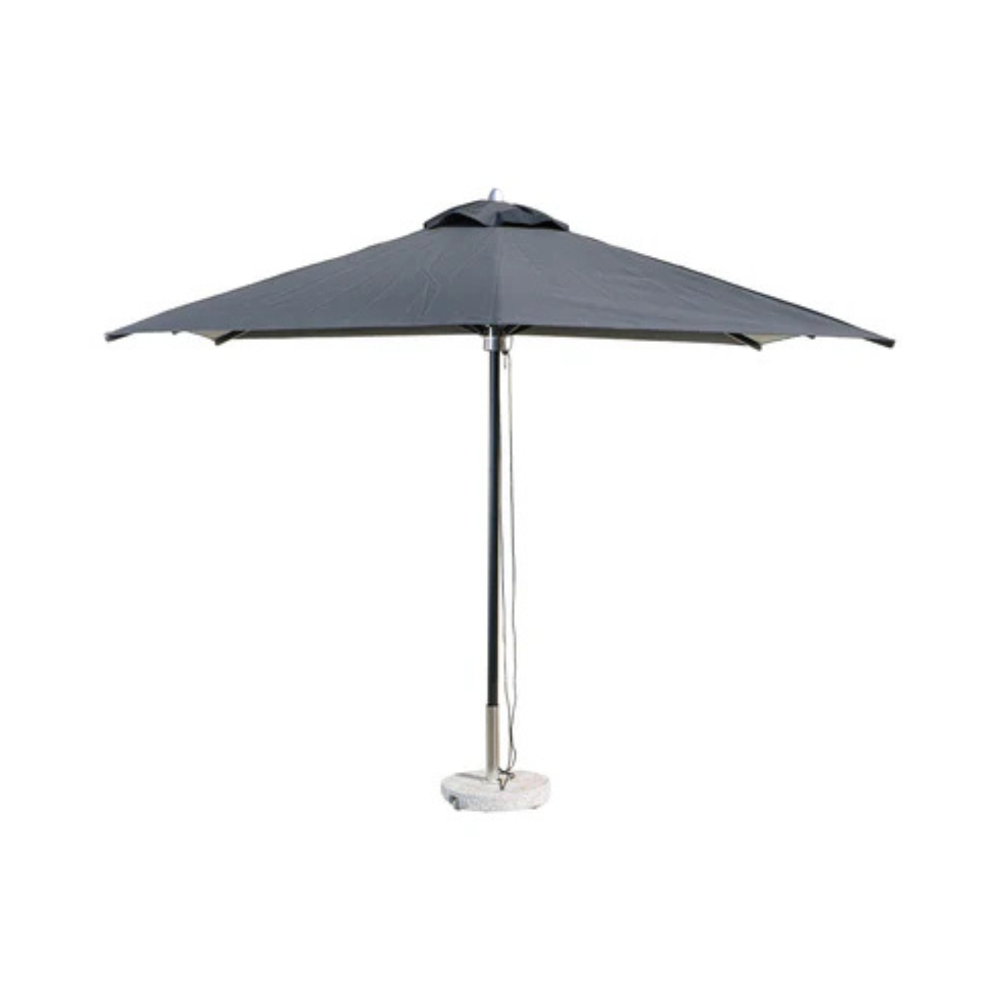 Gray Square Outdoor Umbrella without Base