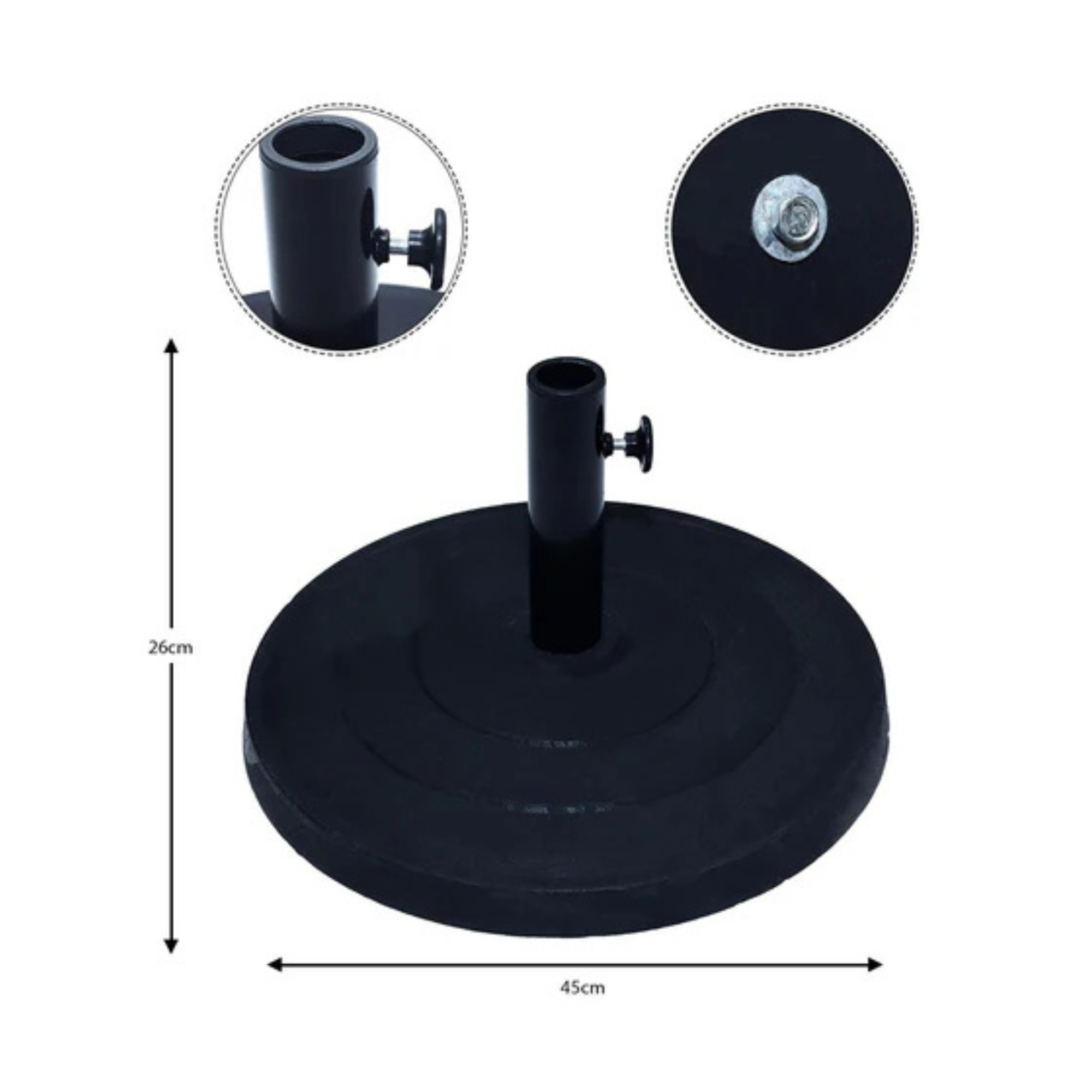 Outdoor Round Umbrella Parasol Base