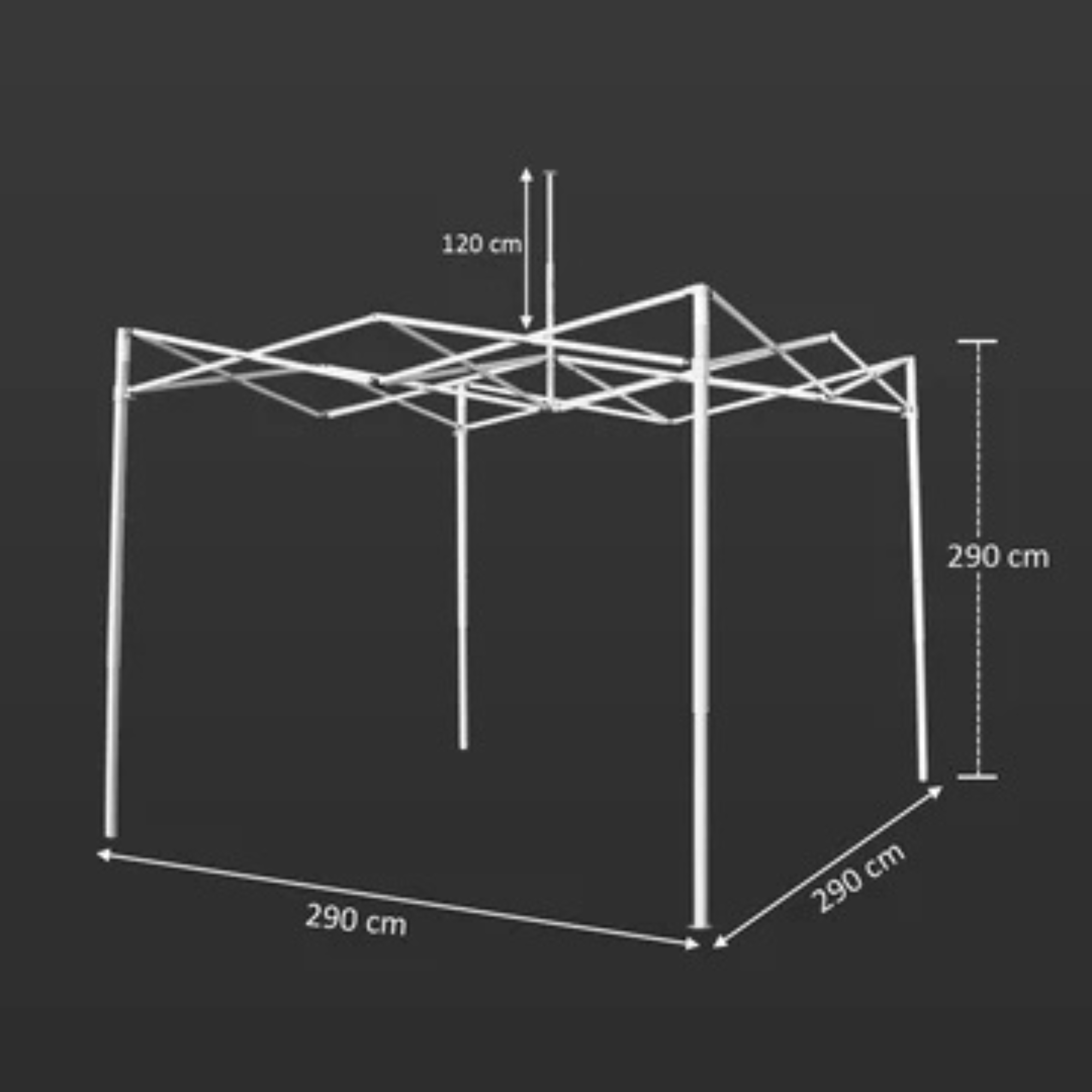 Outdoor Canopy Tent Frame Only