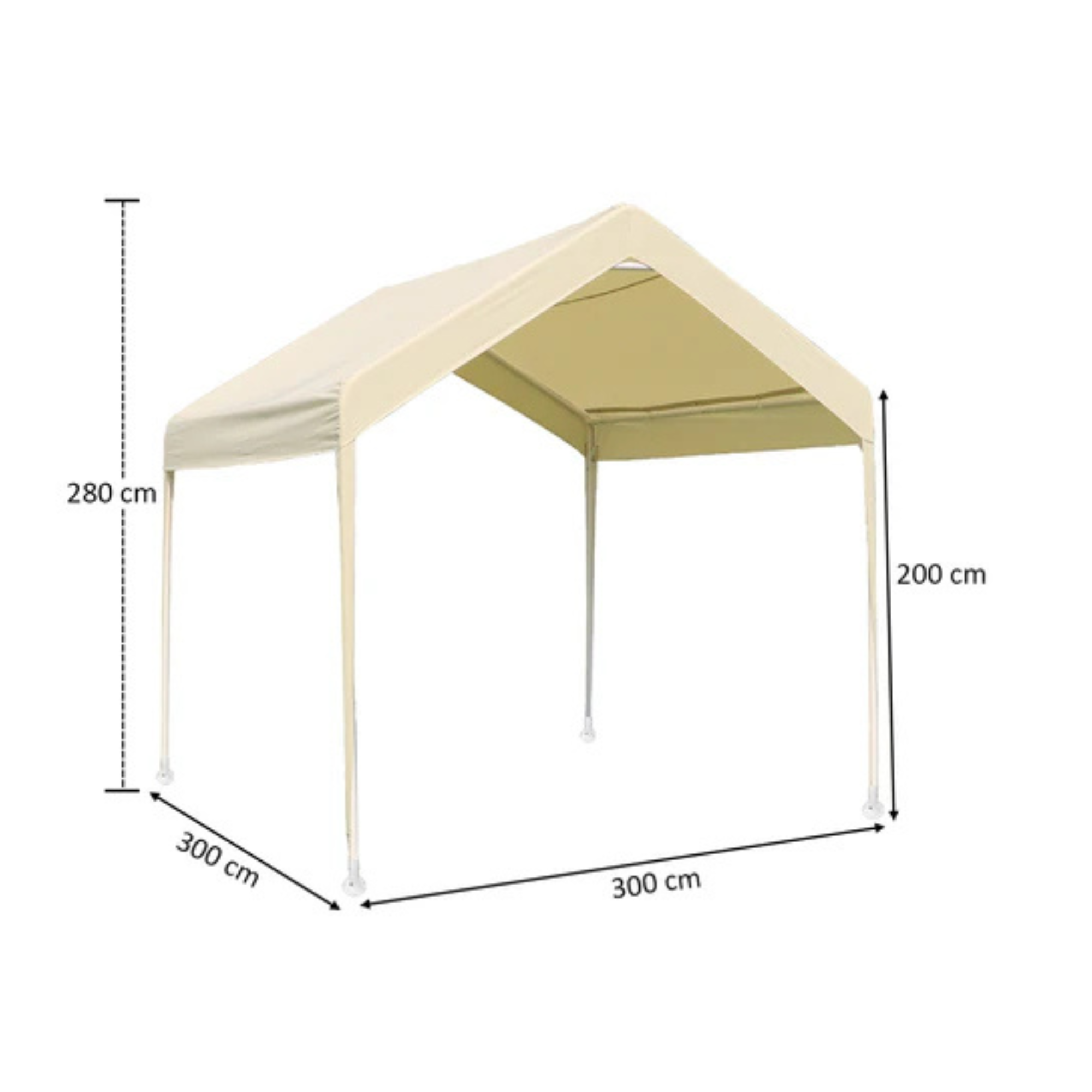 Garden Carport Canopy Tent Only