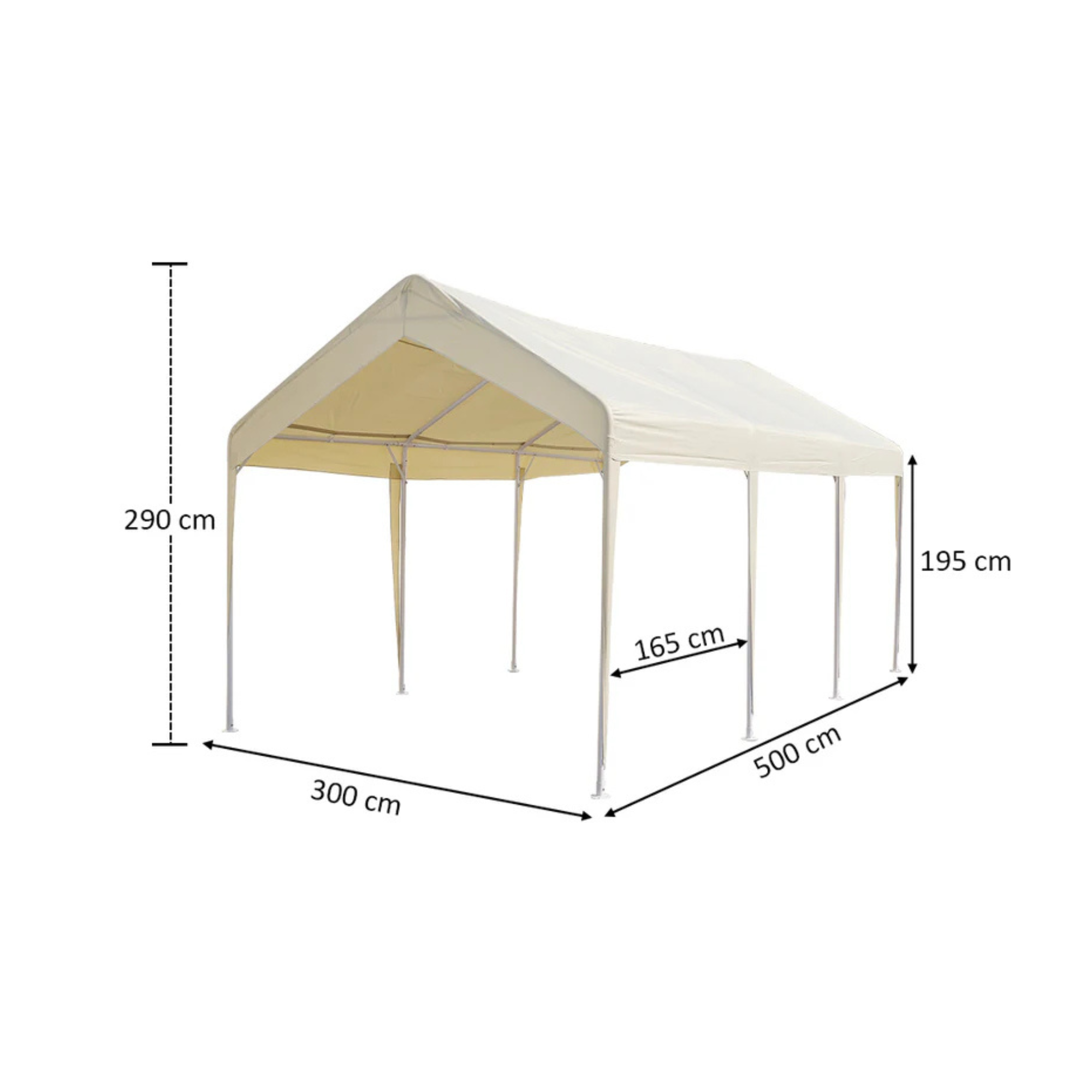 Garden Carport Canopy Tent Only