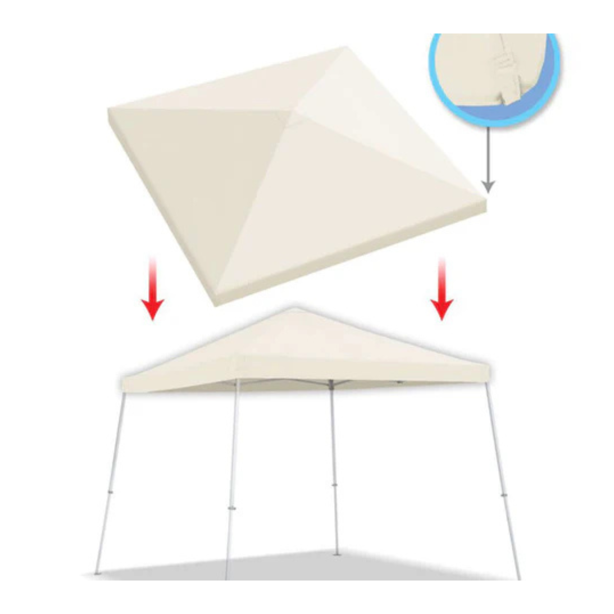 Outdoor Tent Top Cover Replacement (No Frame)