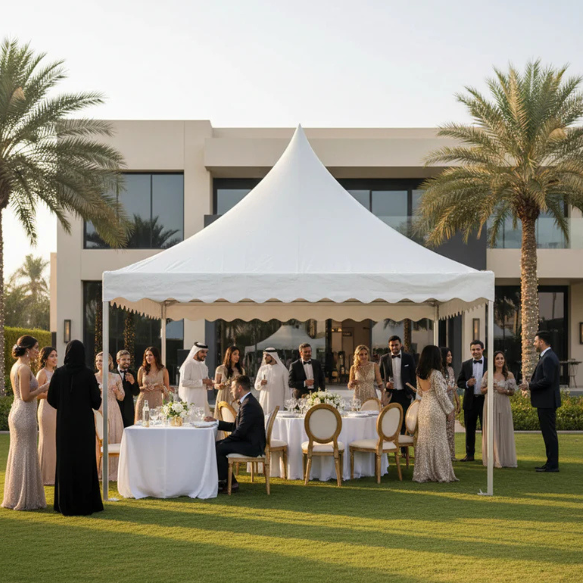 Heavy Duty White Outdoor Tent