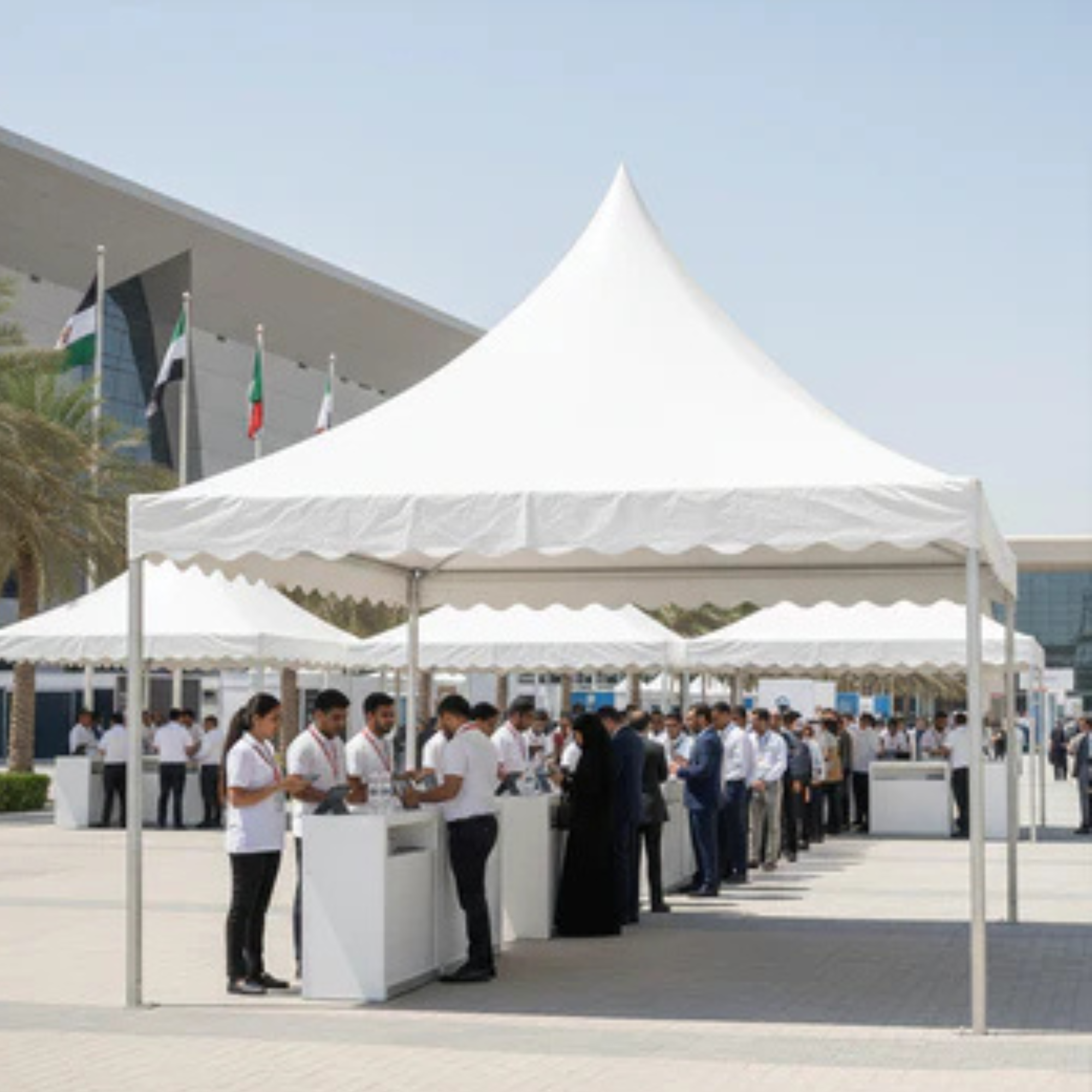 Heavy Duty White Outdoor Tent