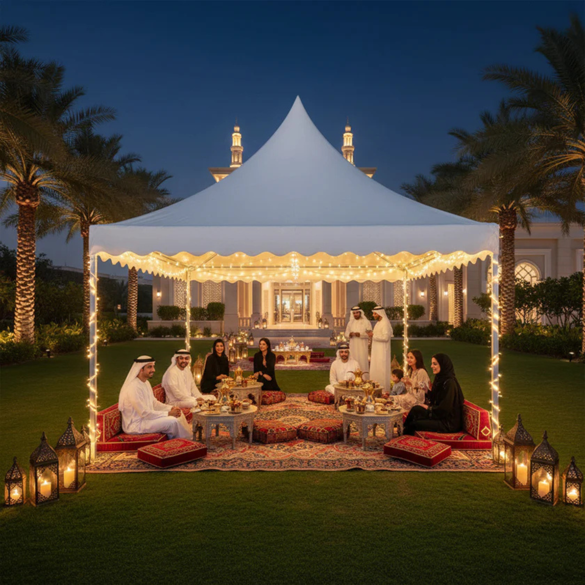 Heavy Duty White Outdoor Tent