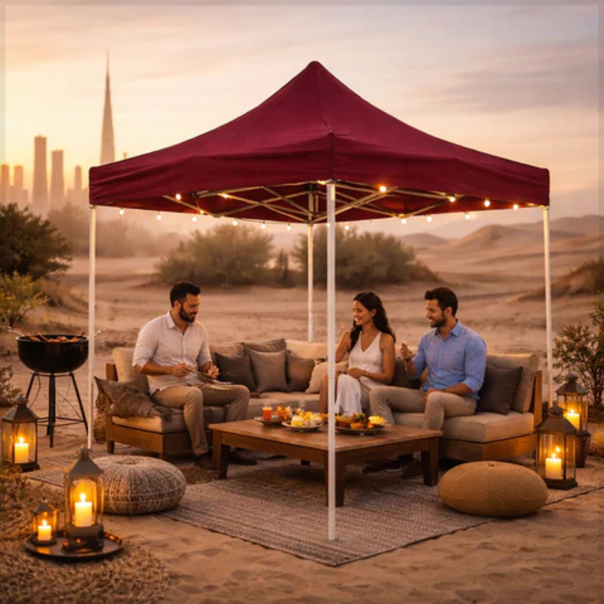 Outdoor 2mx2m Portable Pop-Up Canopy Tent