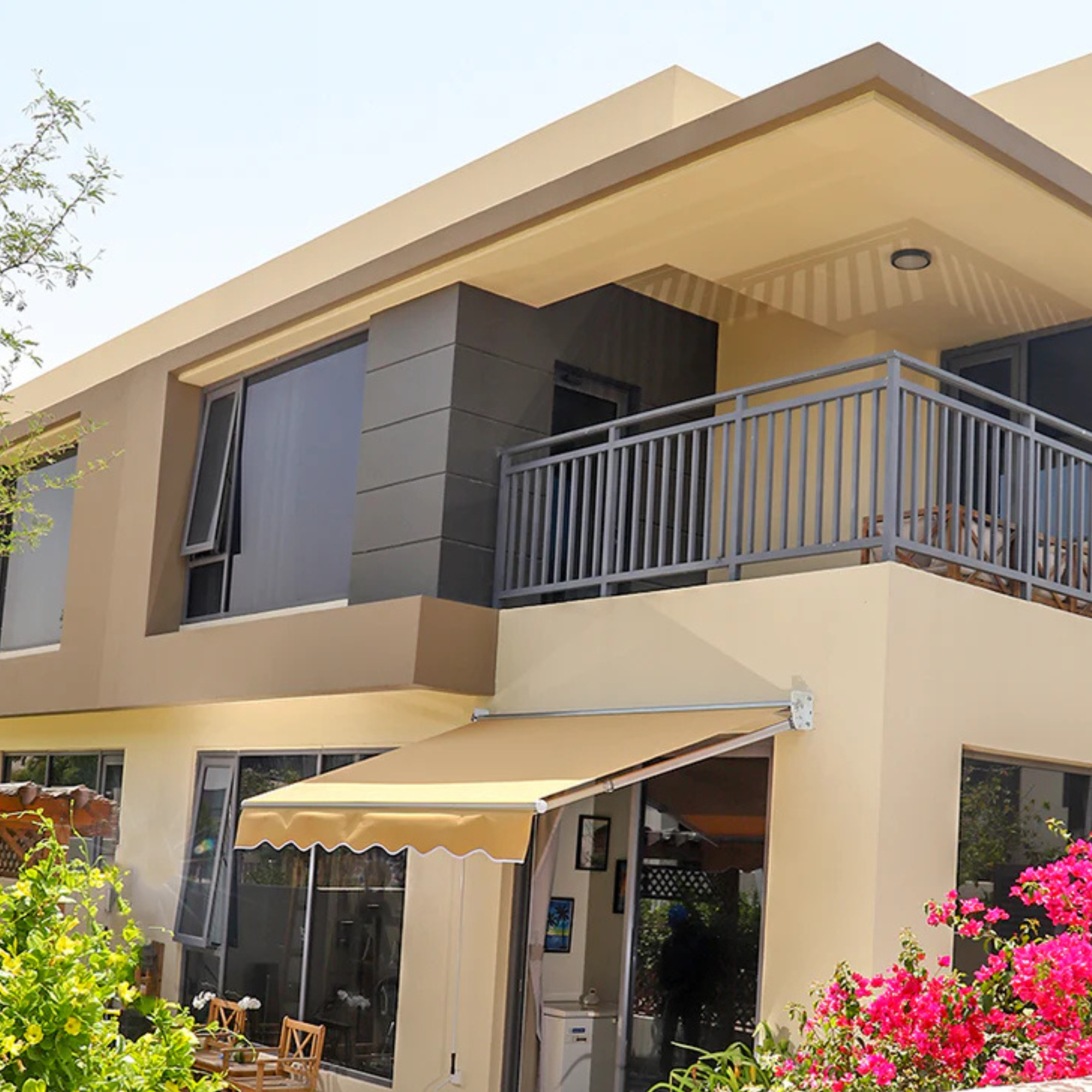 Outdoor Deck Sunshade with Installation