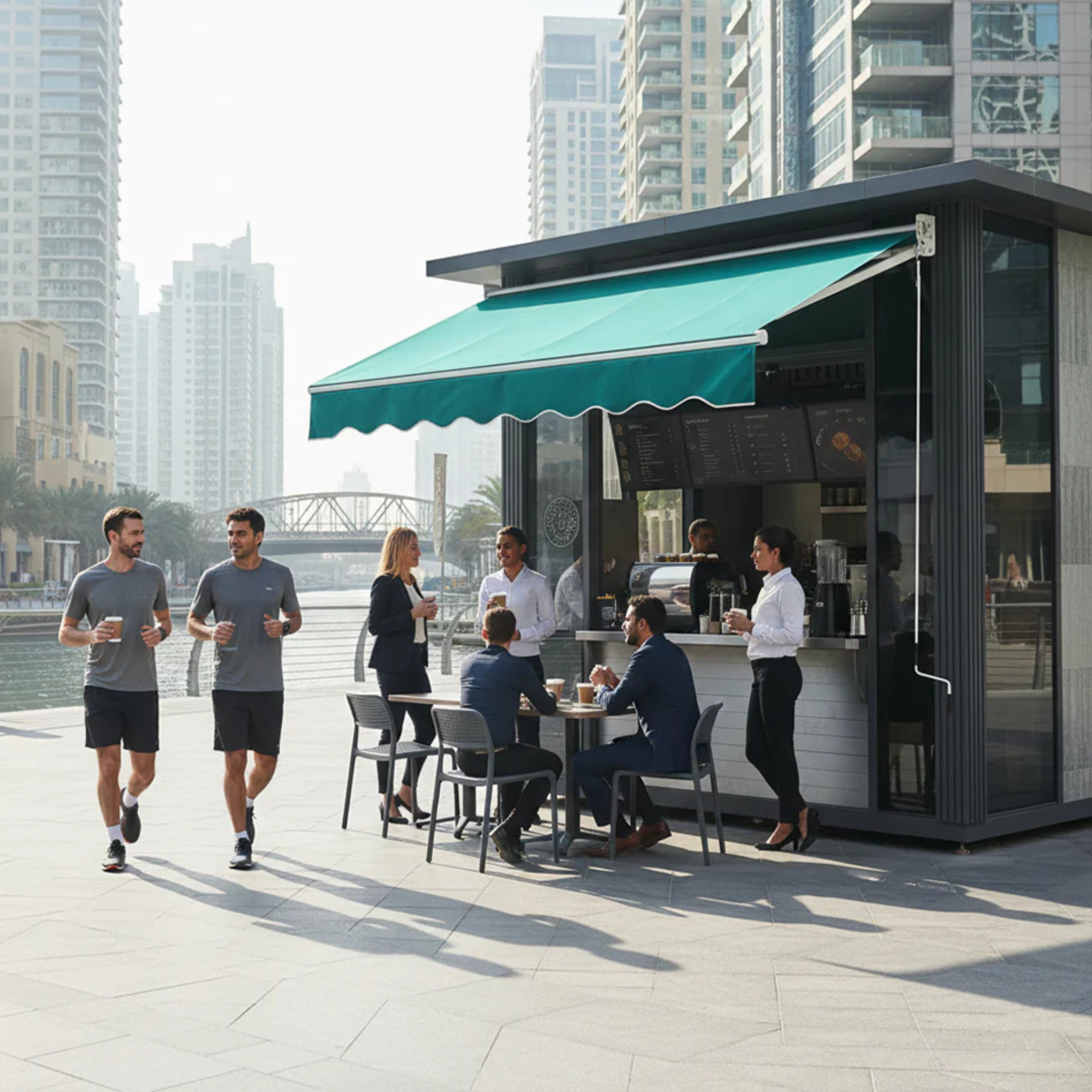 Outdoor Deck Canopy Shelter 3m x 2m