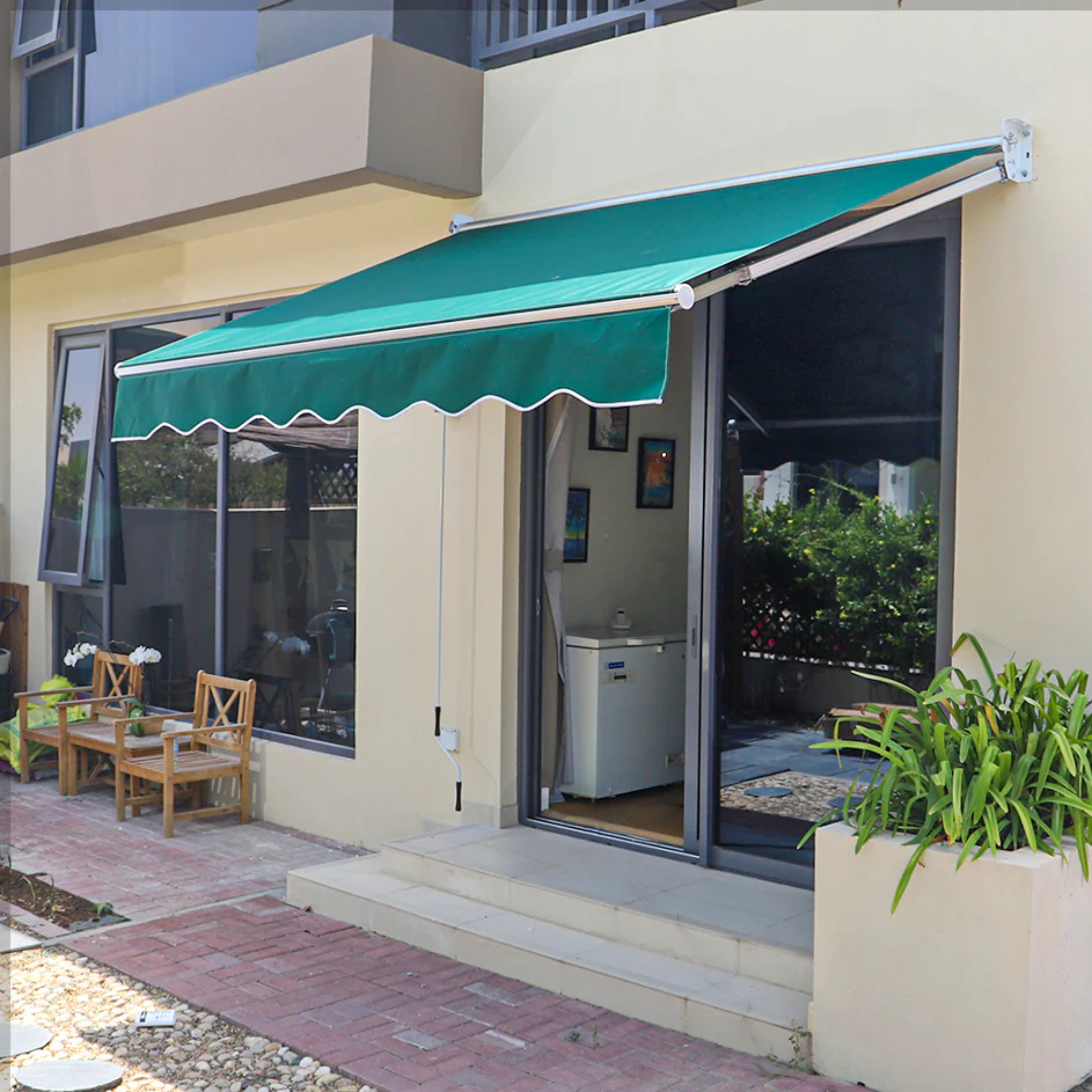 Outdoor Deck Canopy Shelter 3m x 2m