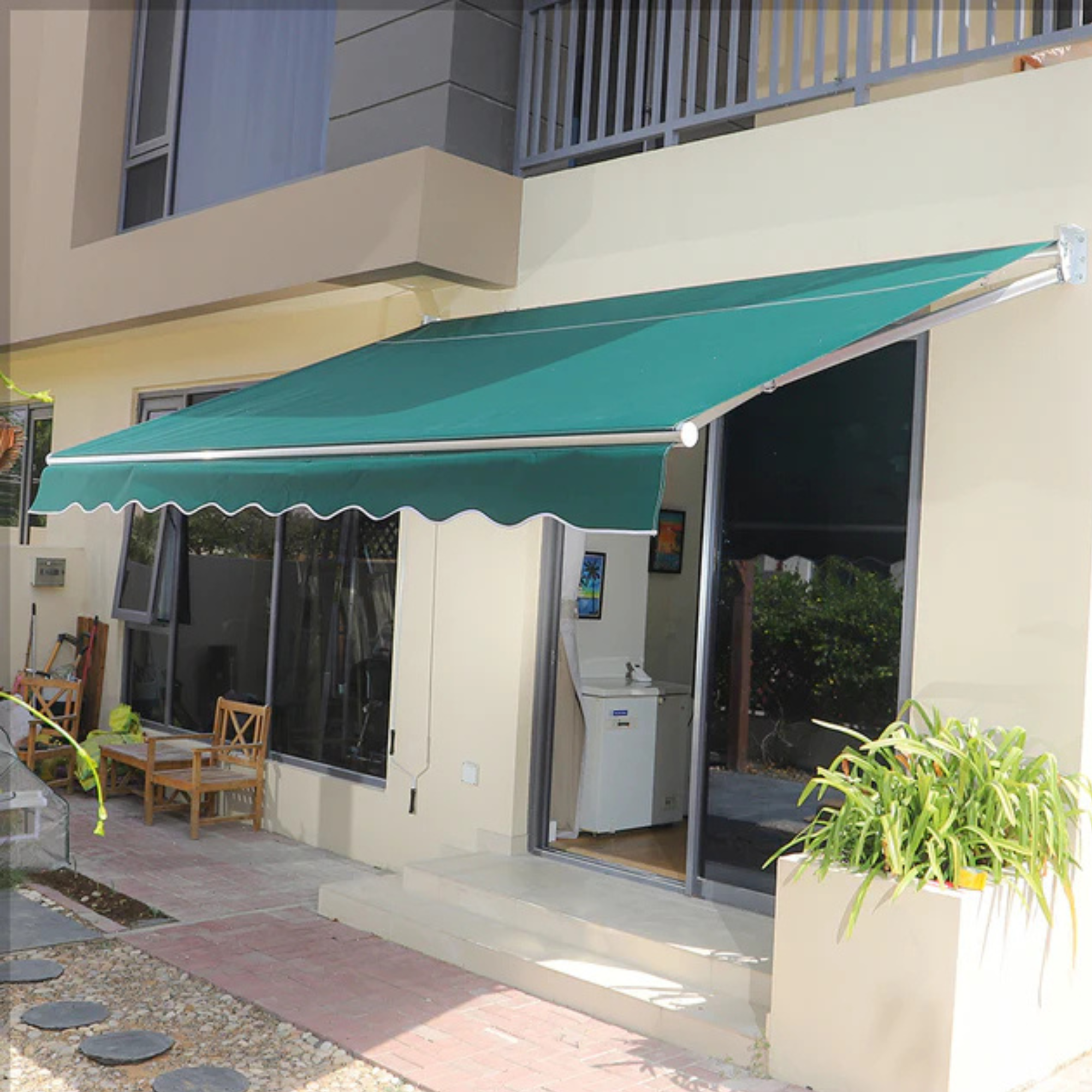 4x2.5m Outdoor Green Canopy Shelter