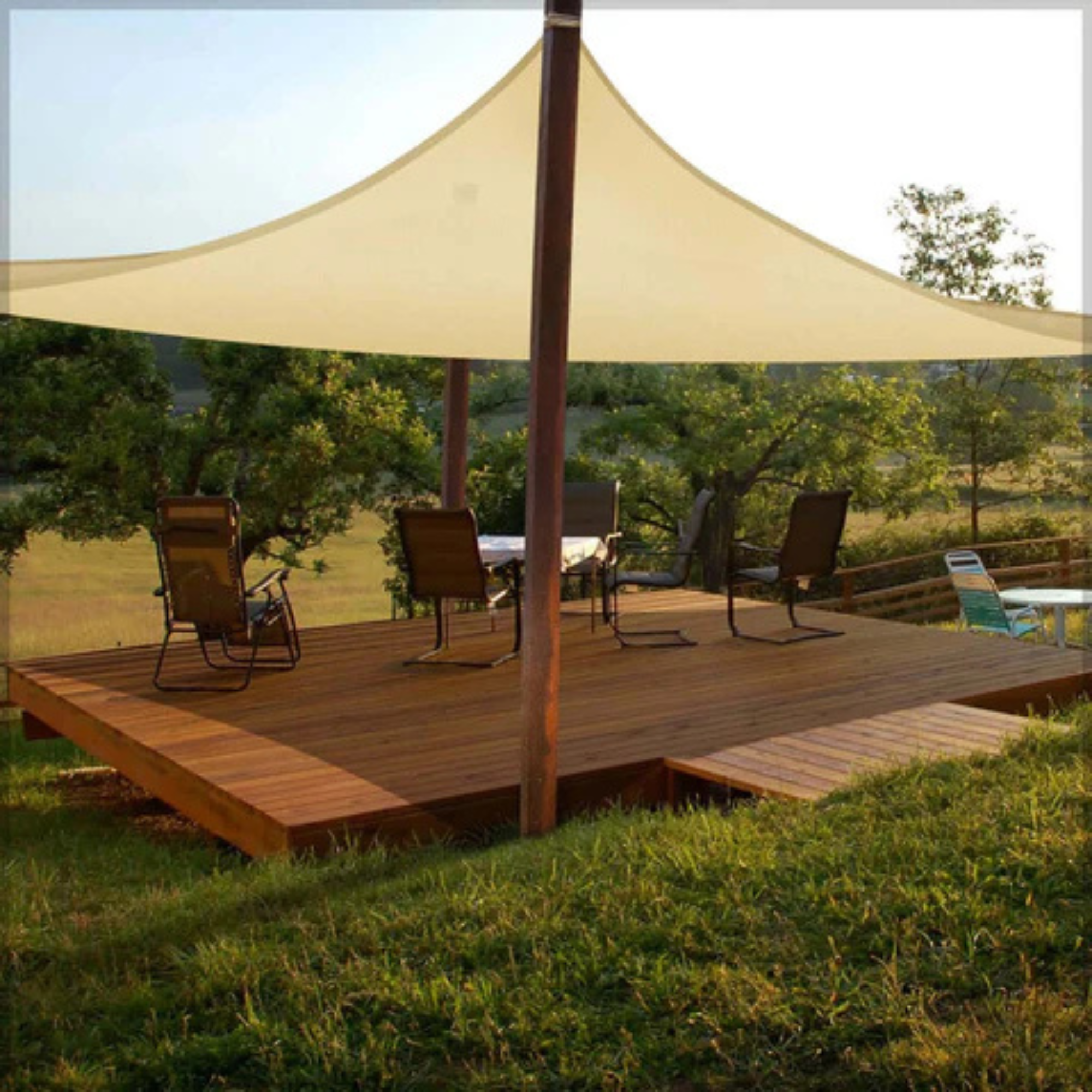 Sun Shade Sail Awning for Outdoor Use