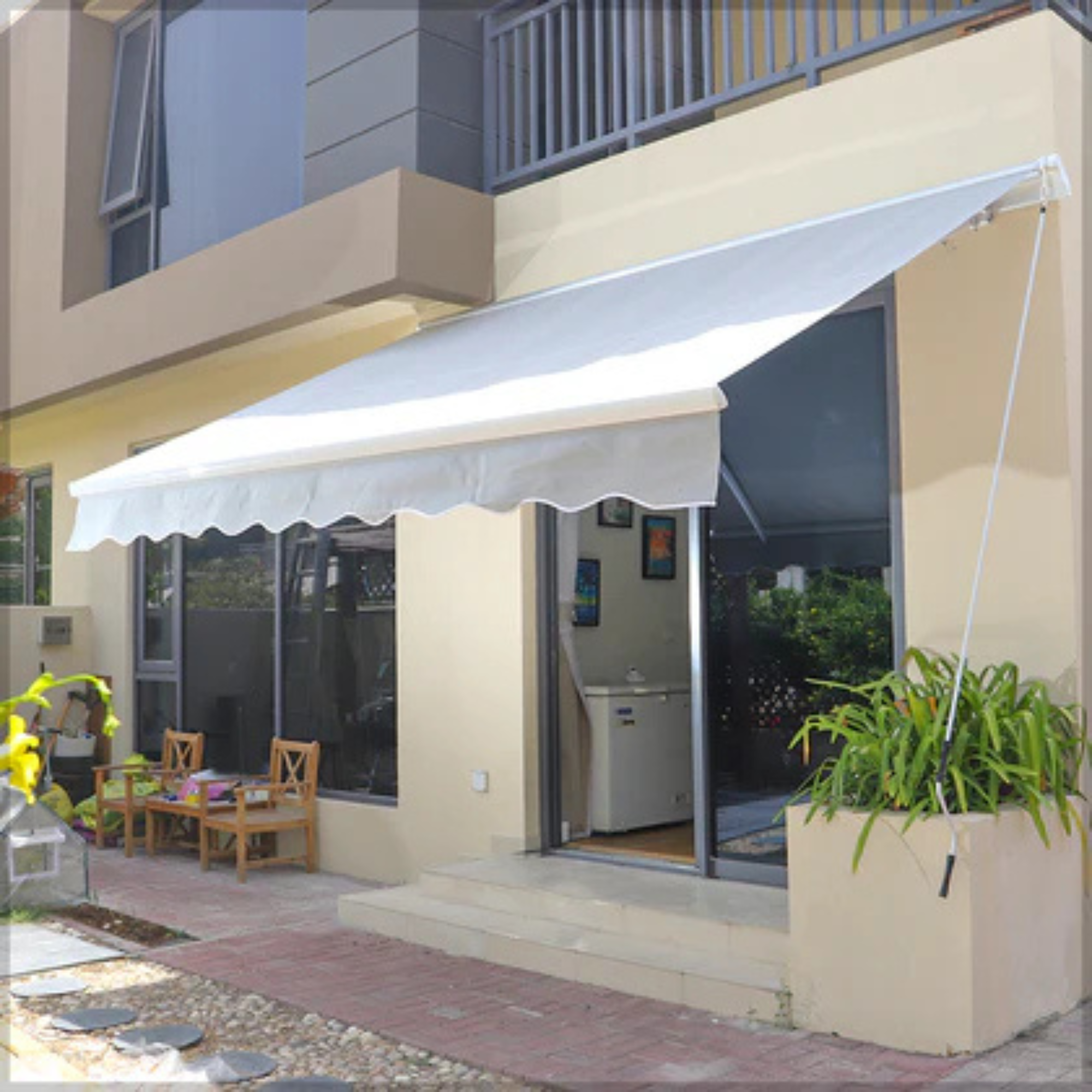 Outdoor Sunshade 400x250cm with Install