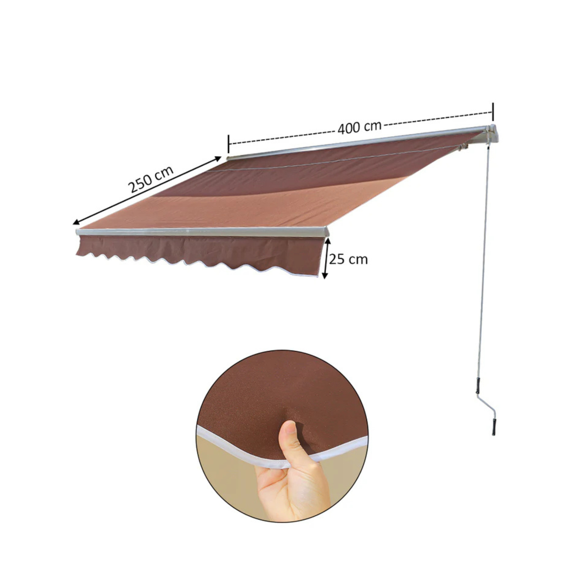 UV Protected Outdoor Sunshade with Install