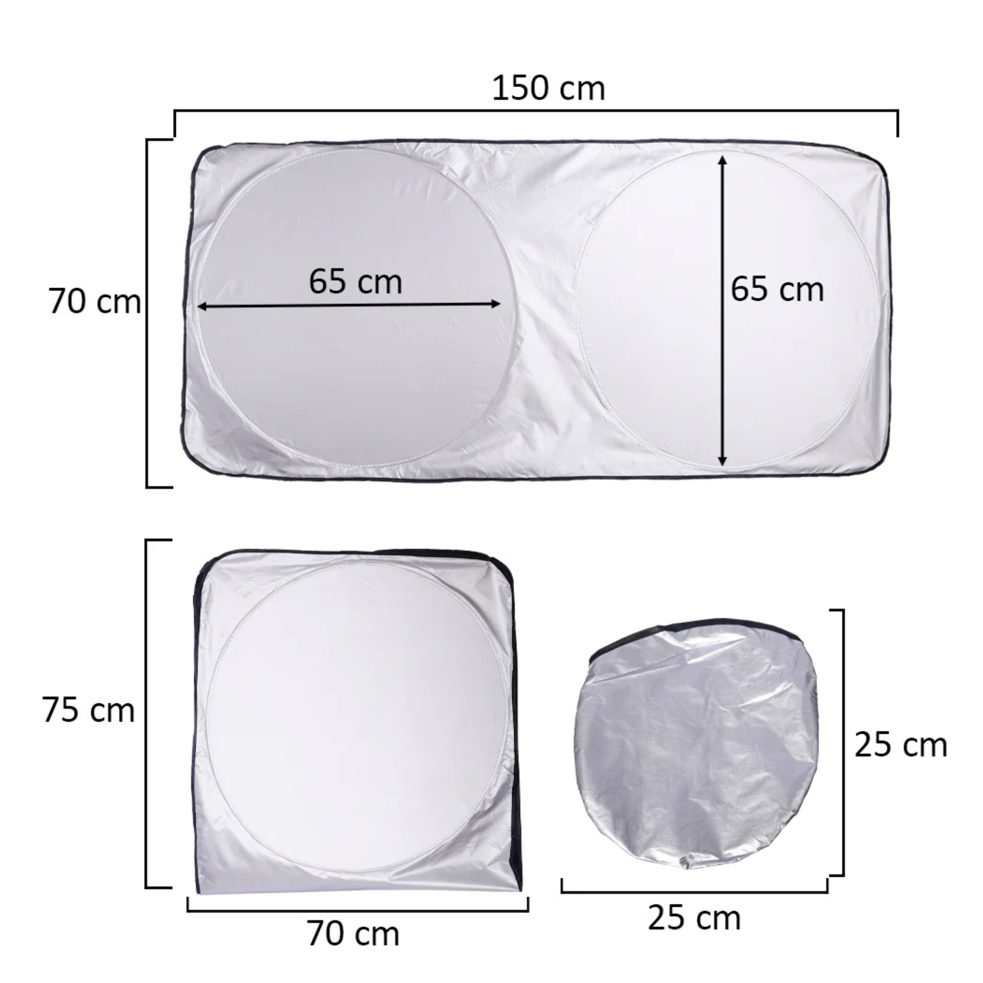 1 Piece Car Windshield Sunshade (Car Sun Cover Only)