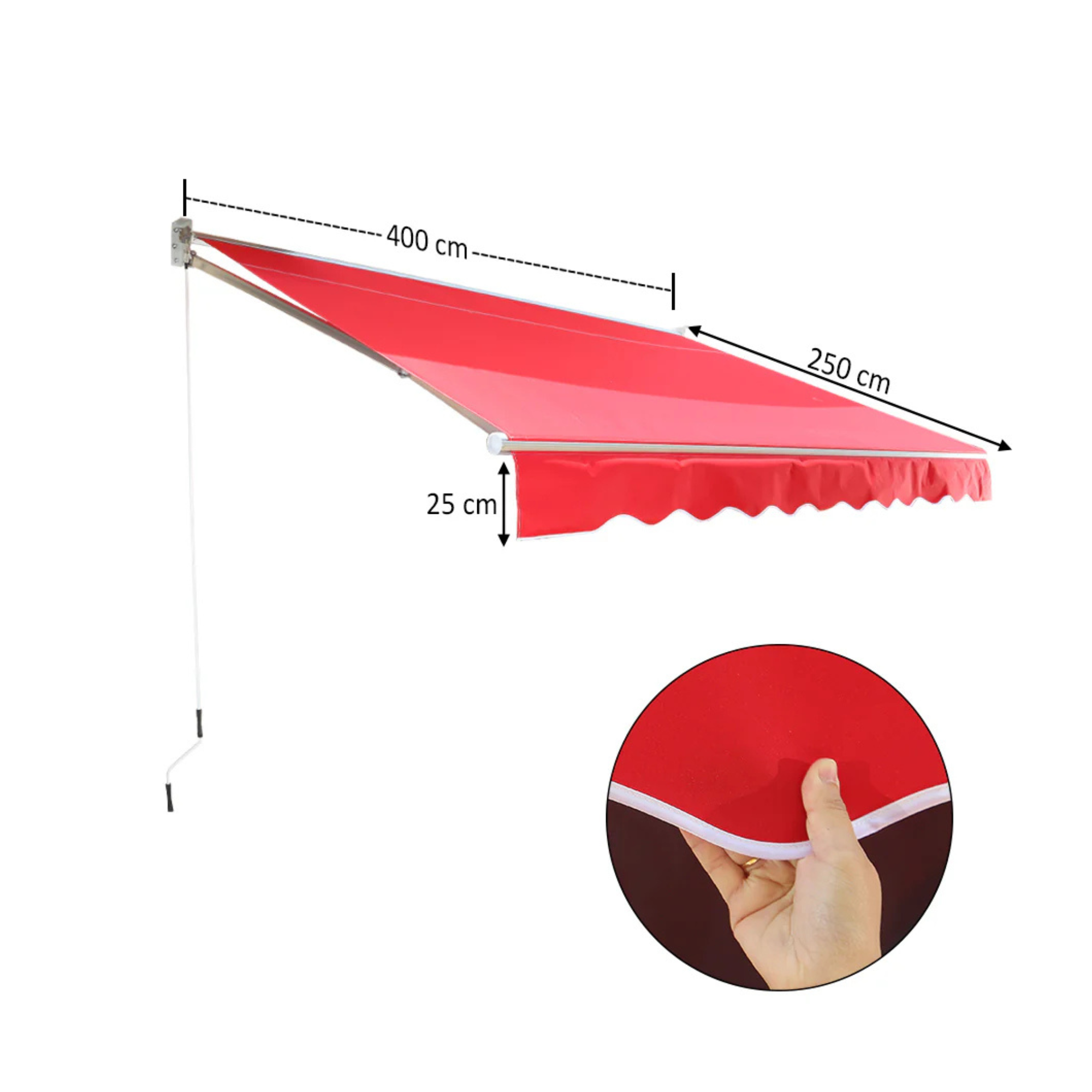 4mx2.5m Outdoor Canopy Shelter with Installation