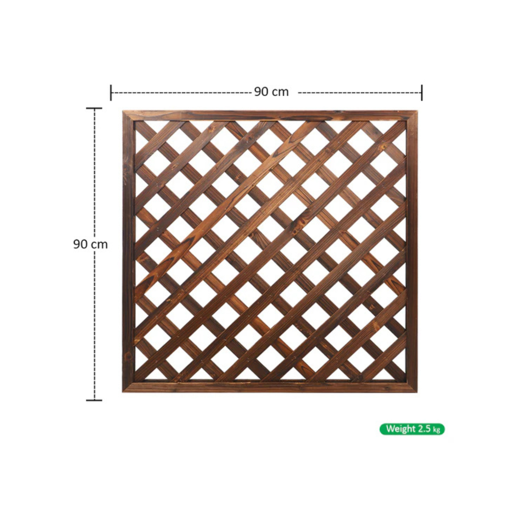 Decorative Wooden Fence Screen 1 Piece