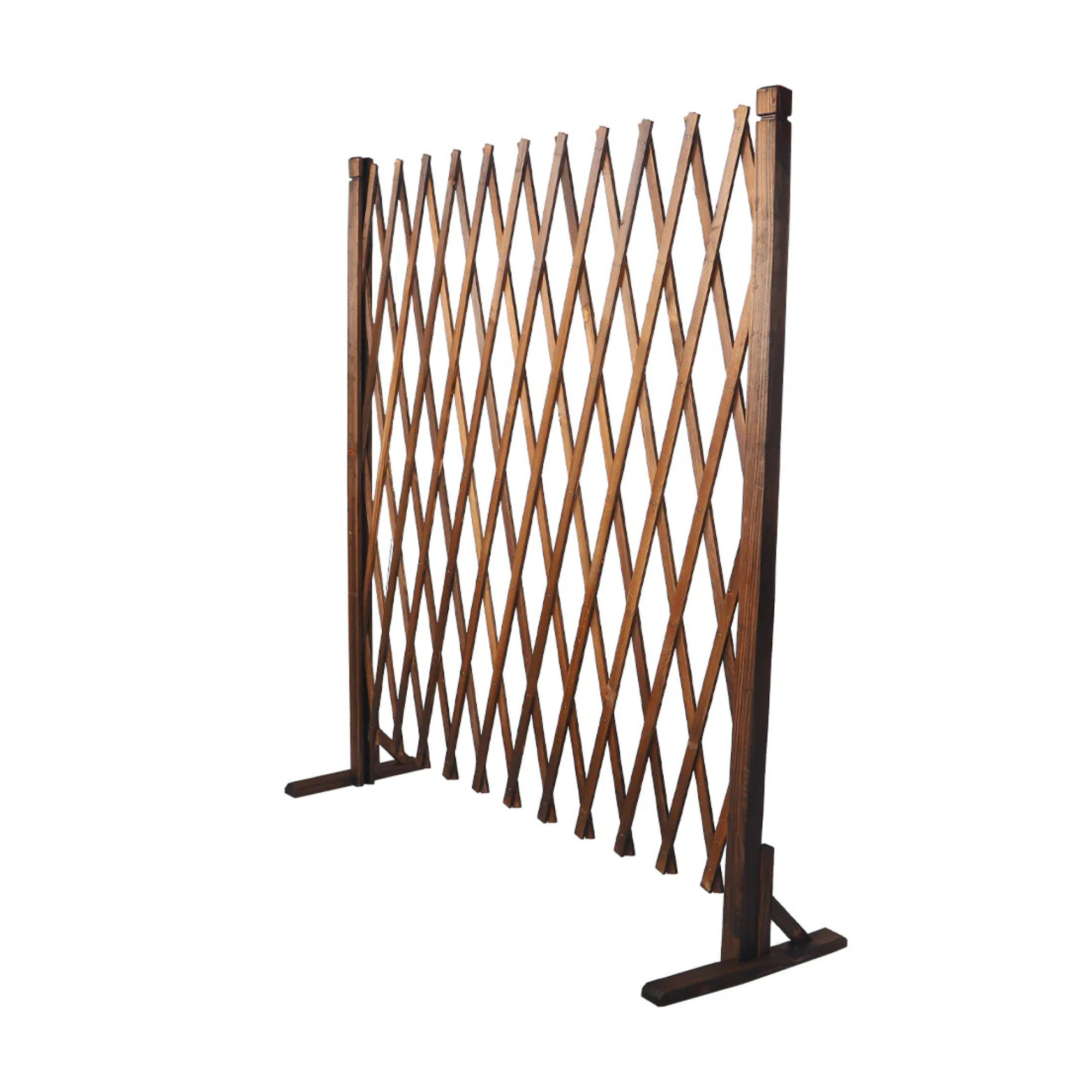 1pcs Extendable Wooden Grid Garden Fence (Fence Only)