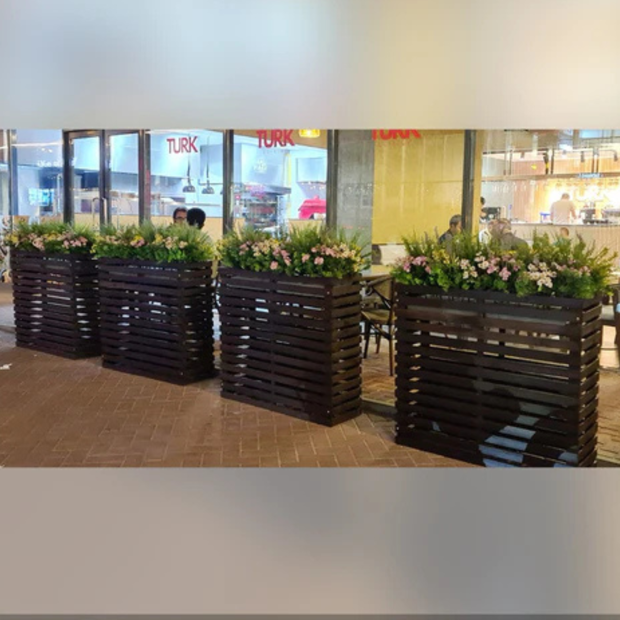 1 Piece Outdoor Wooden Plant Stand (Only Wooden Box)