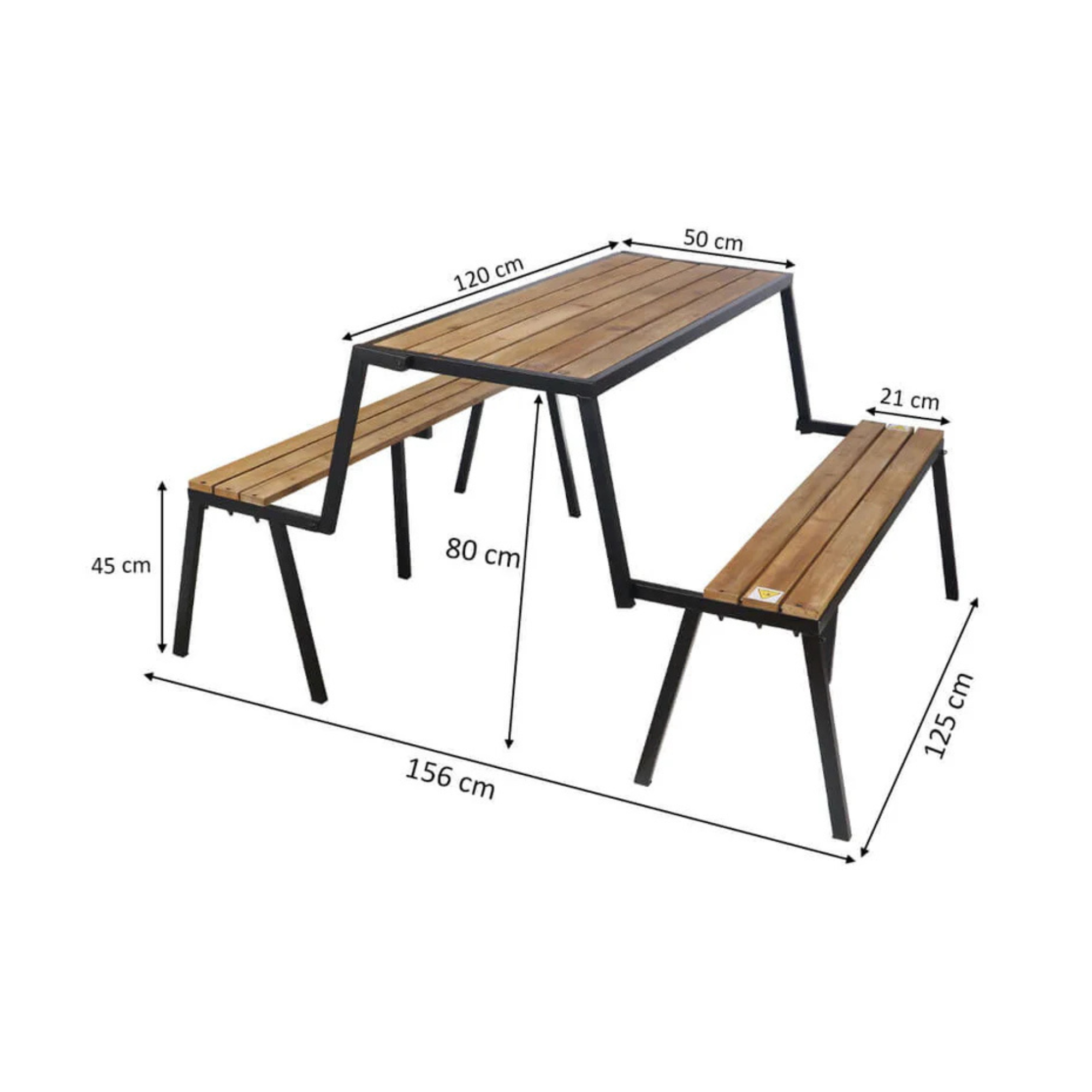 Portable 3-in-1 Folding Bench & Table