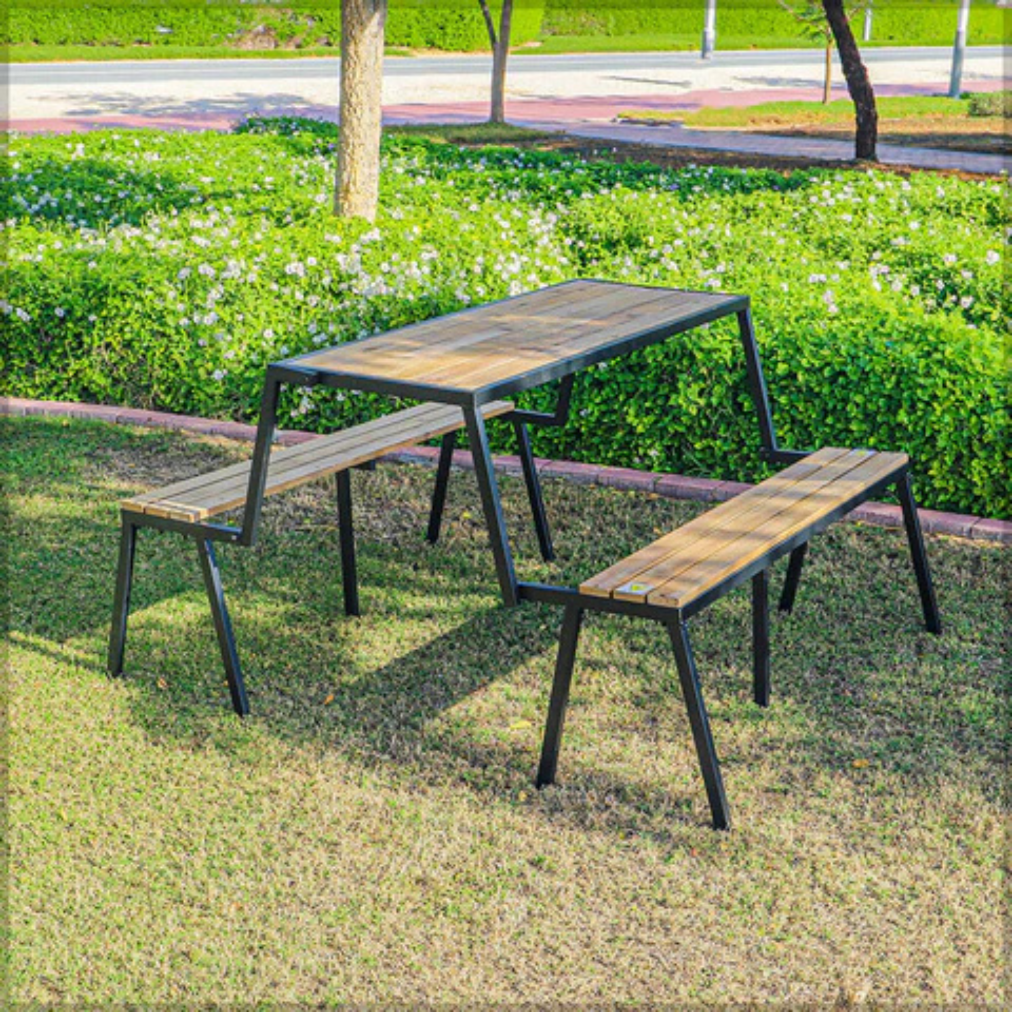 Portable 3-in-1 Folding Bench & Table