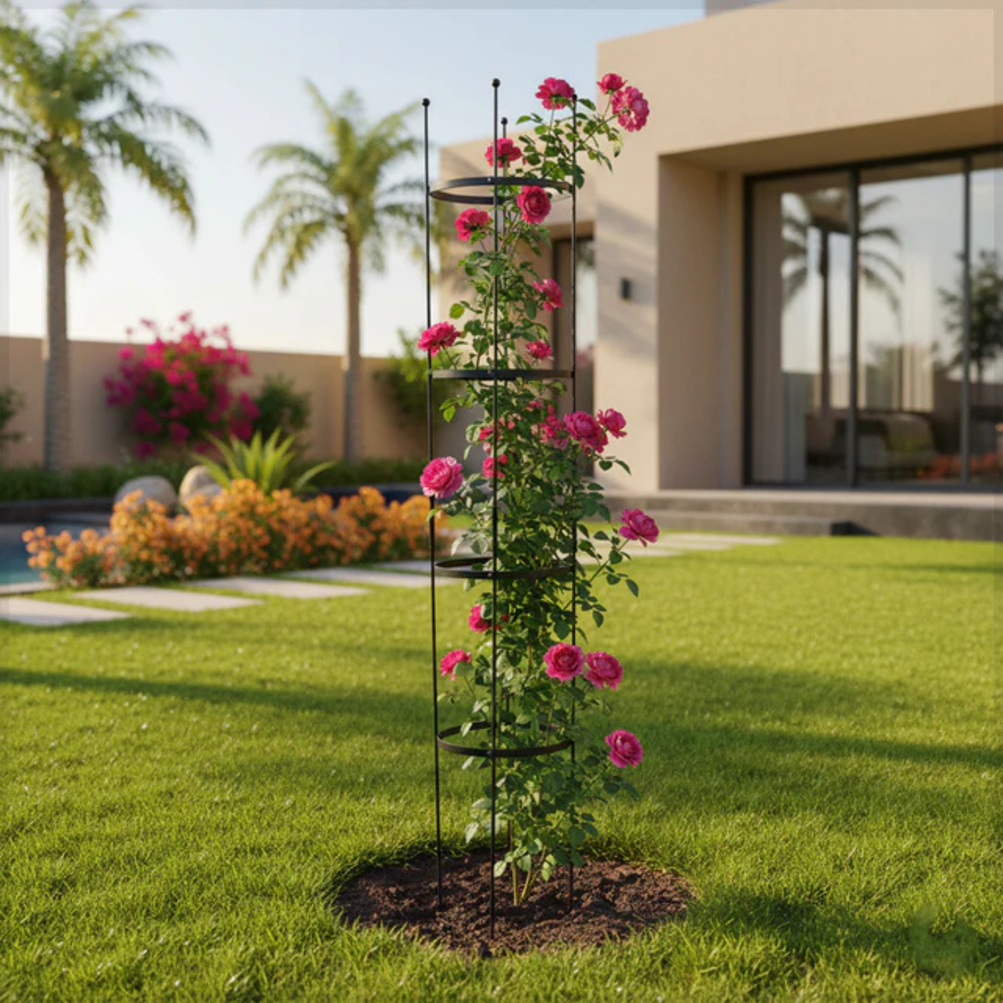 1-Piece Garden Trellis Stand for Climbing Plants (Only) Stand)