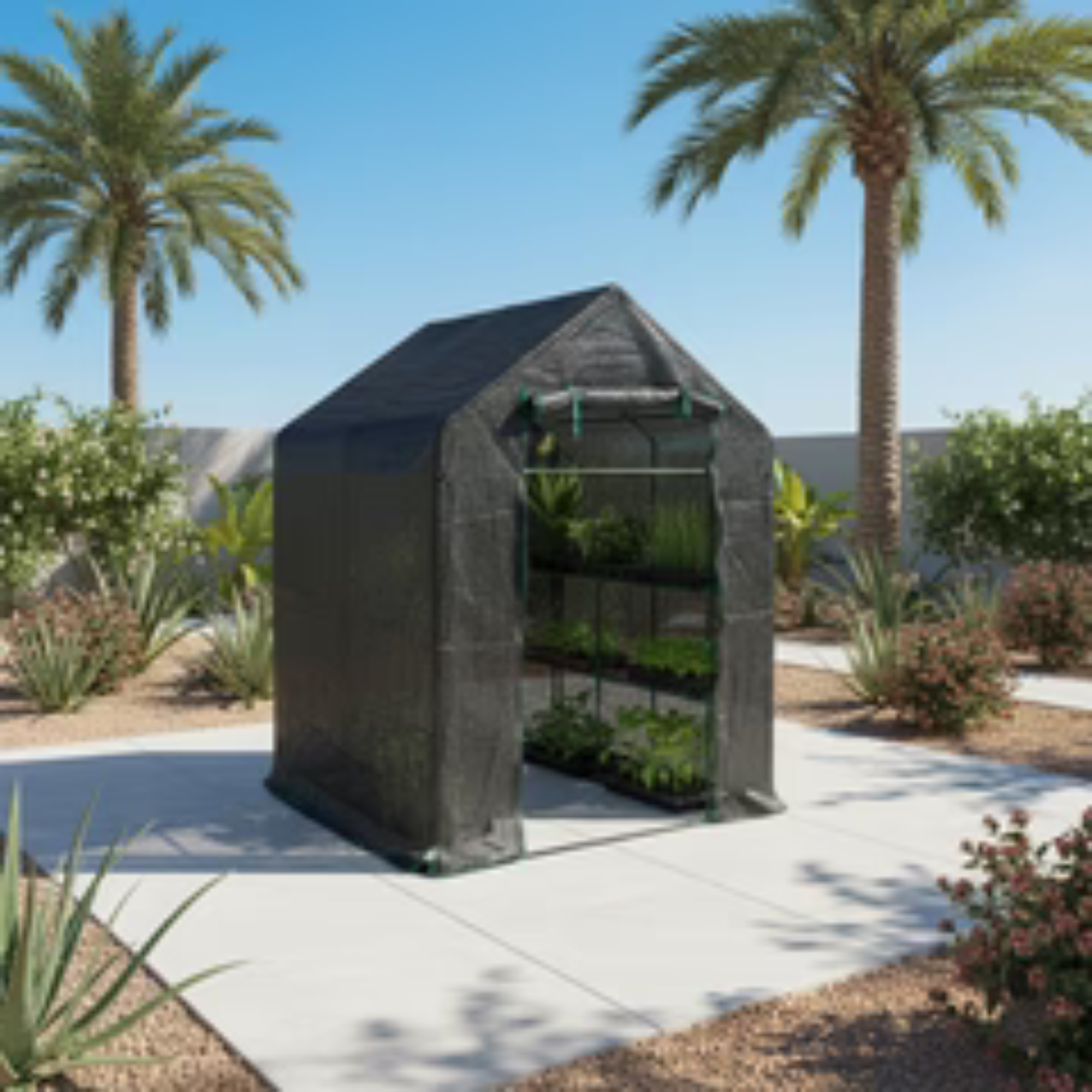 1-Piece Seedling Nursery Rack (Plants not included)