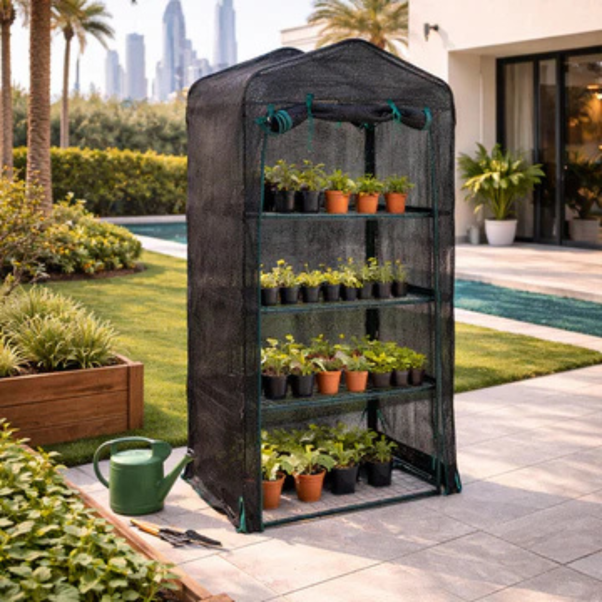 1 Piece Indoor/Outdoor Seedling Nursery Rack(Plants not Included)