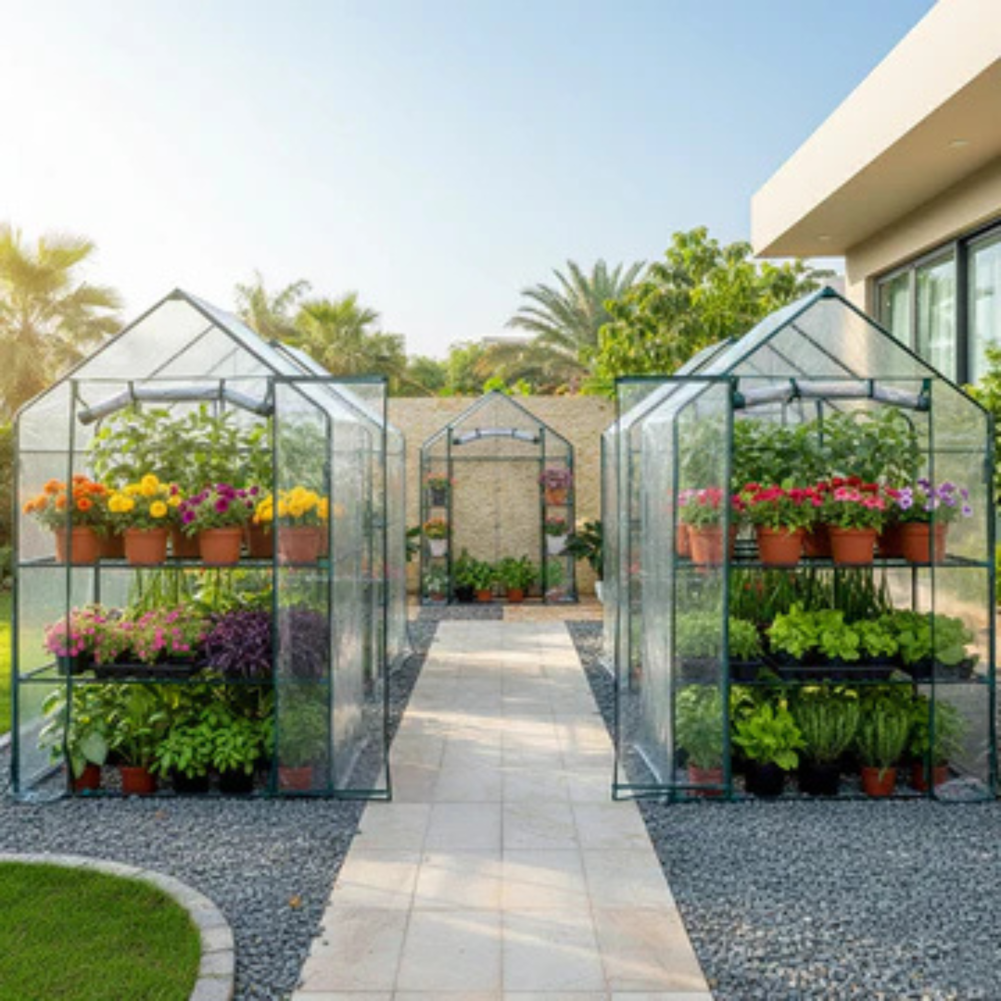 1-Piece Small Garden Greenhouse Only (Greenhouse Only)